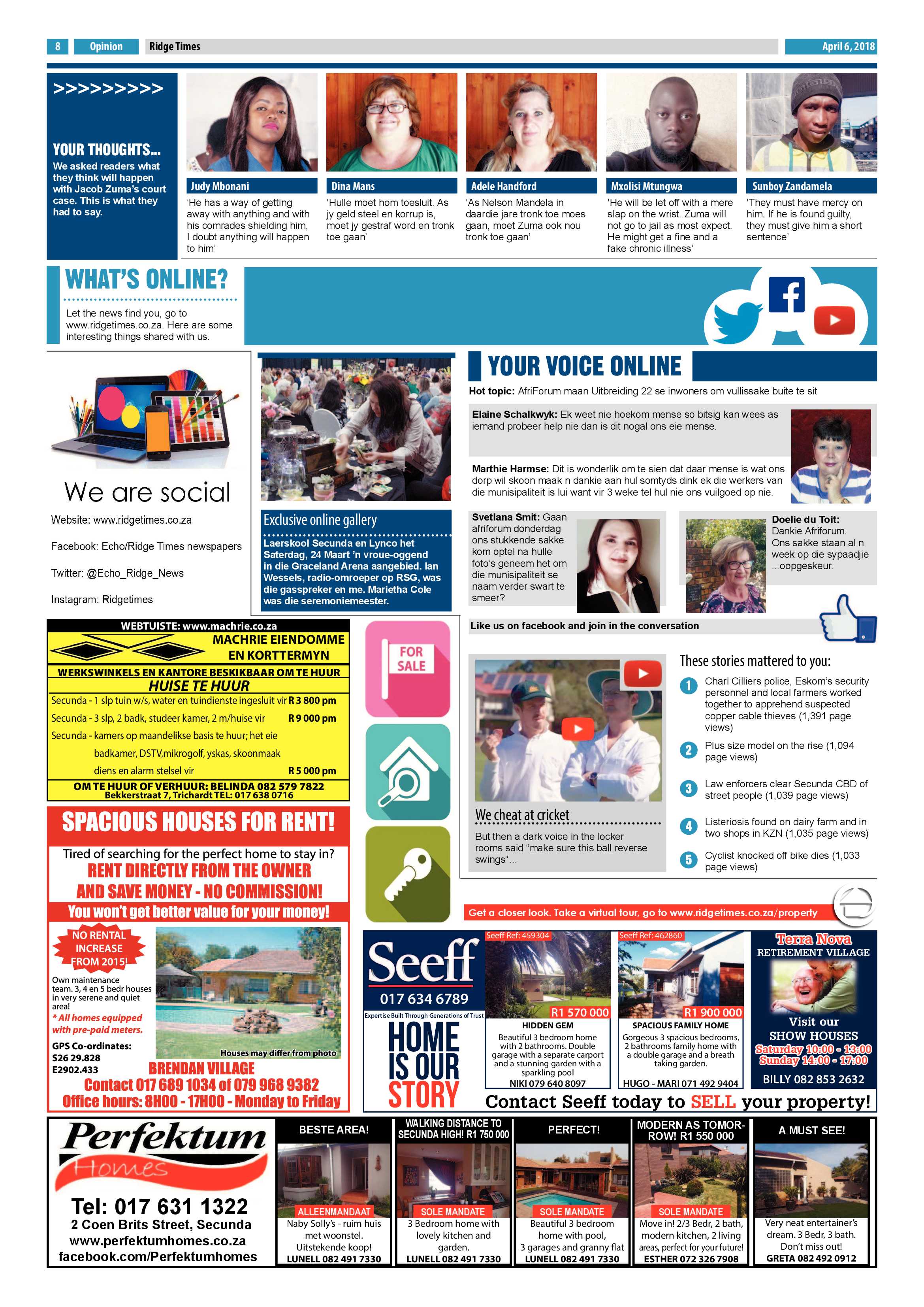 Ridge Times 6 April 2018 page 8