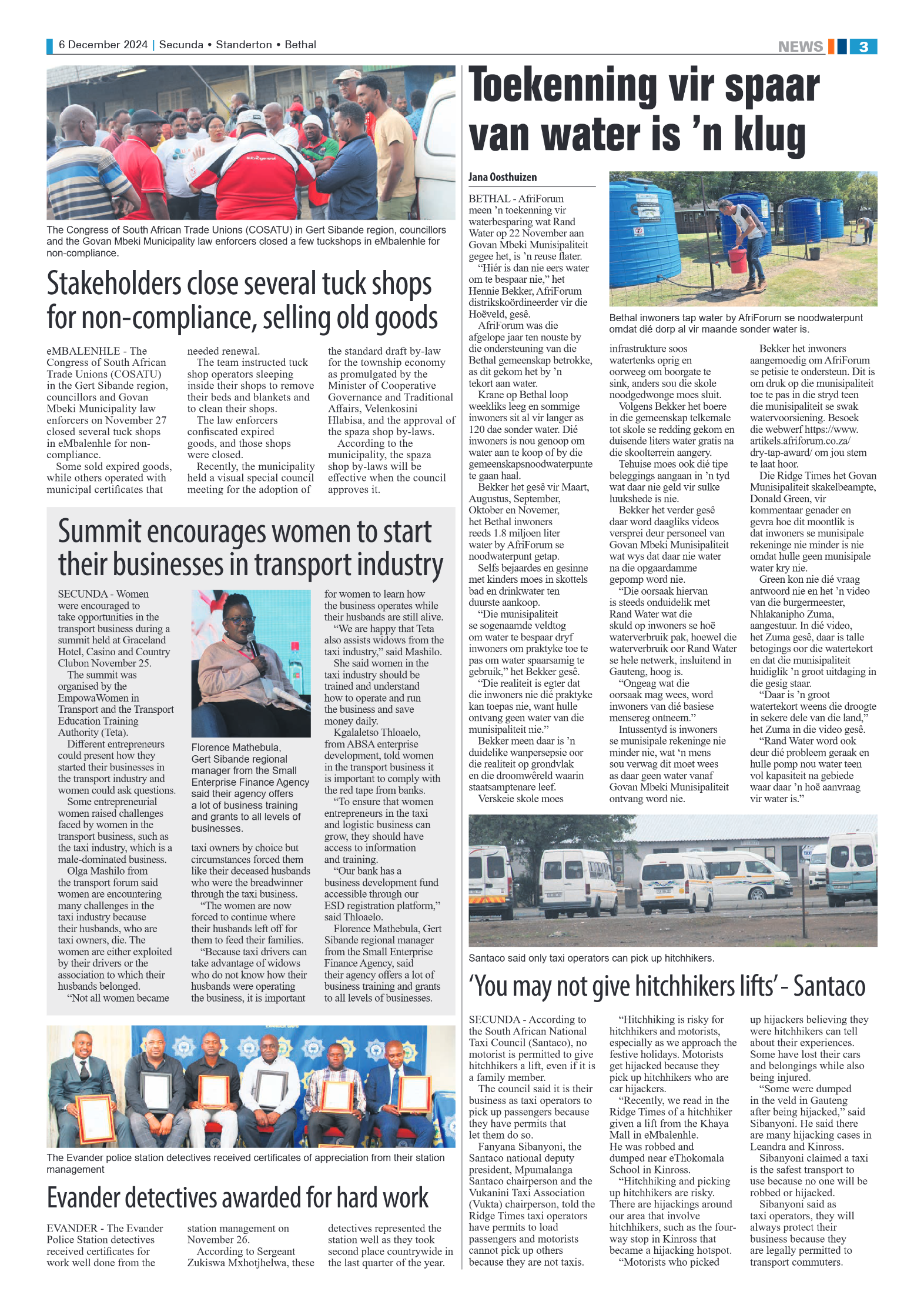 Ridge Times 6 December 2024 page 3