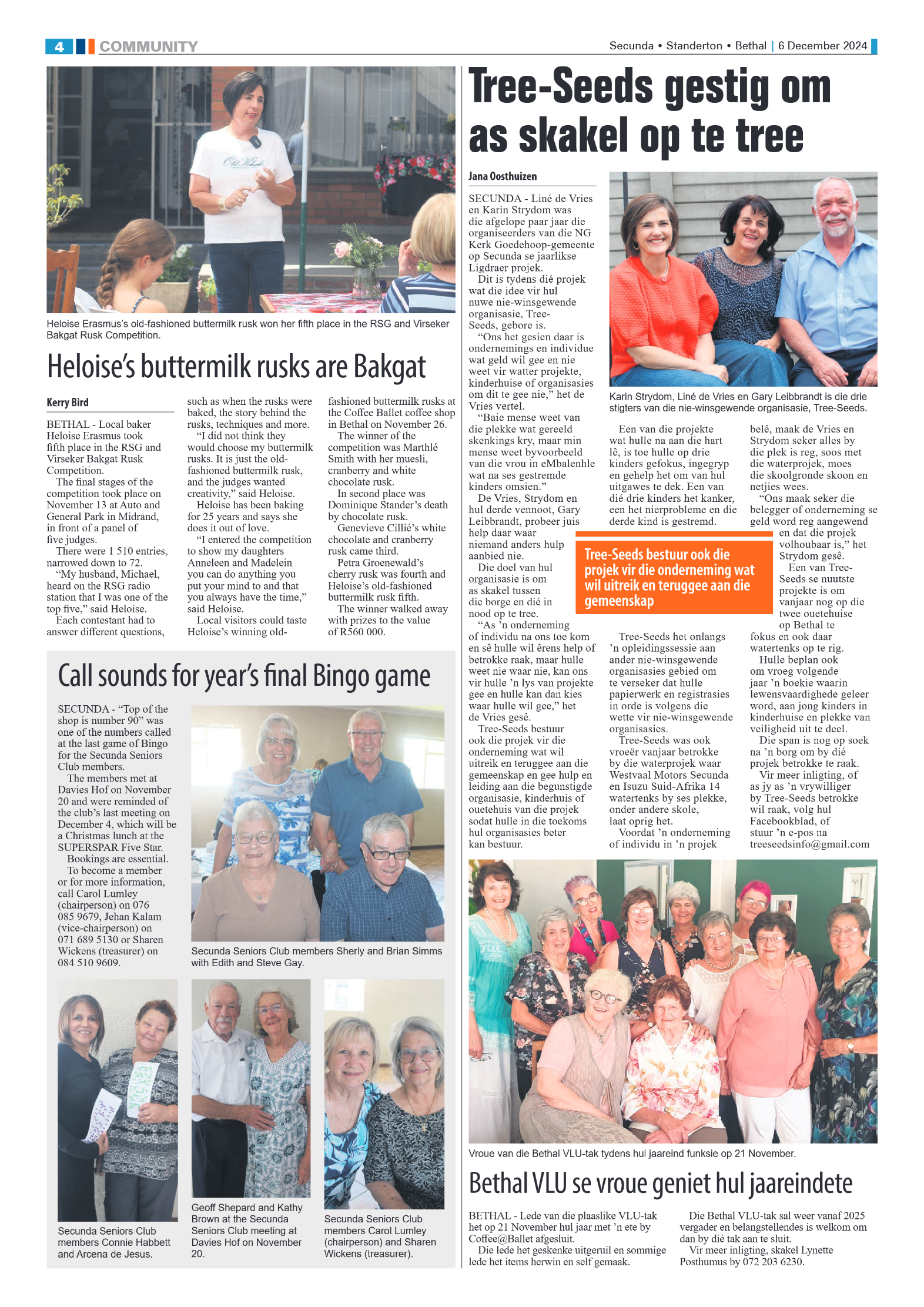 Ridge Times 6 December 2024 page 4