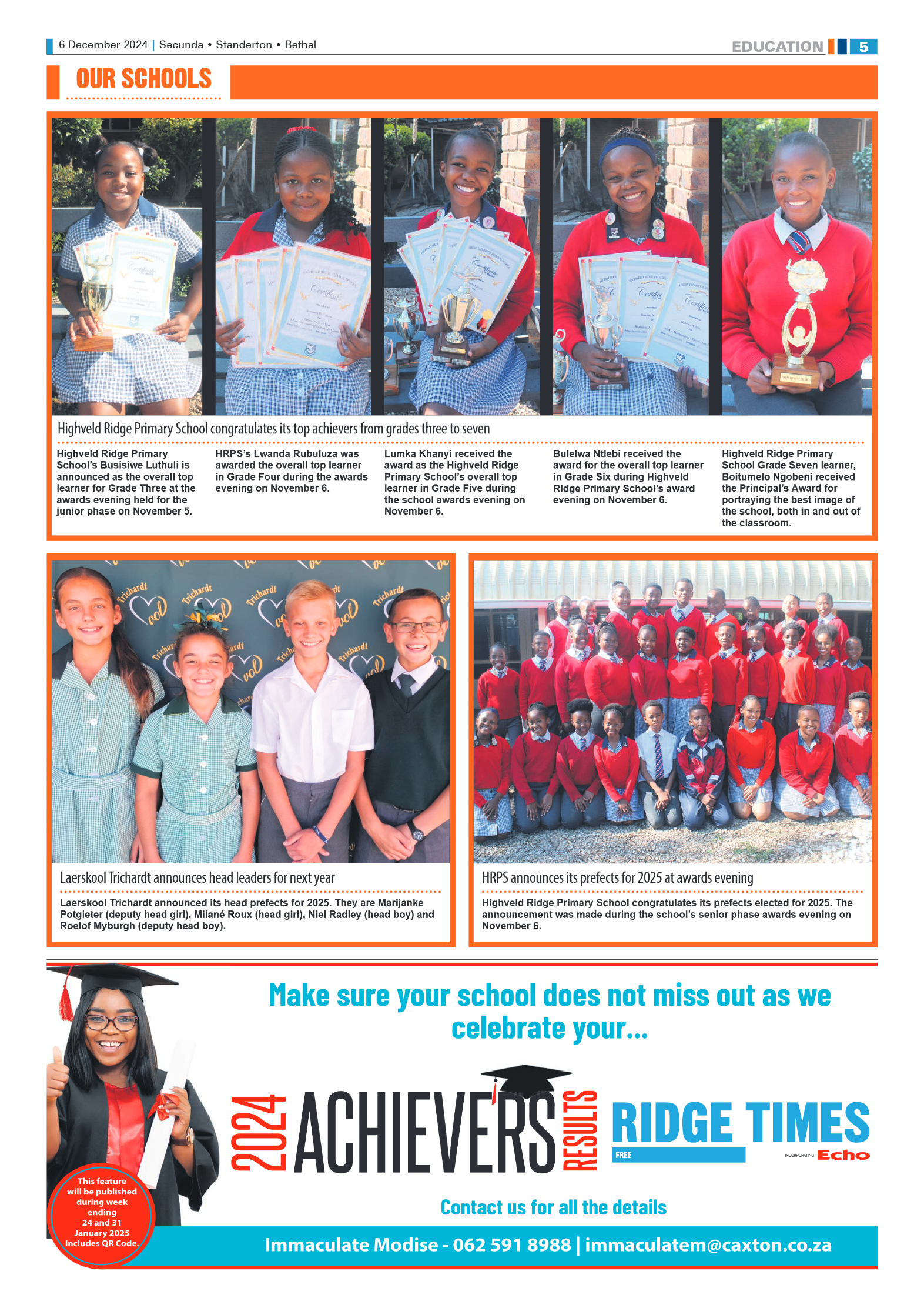 Ridge Times 6 December 2024 page 5