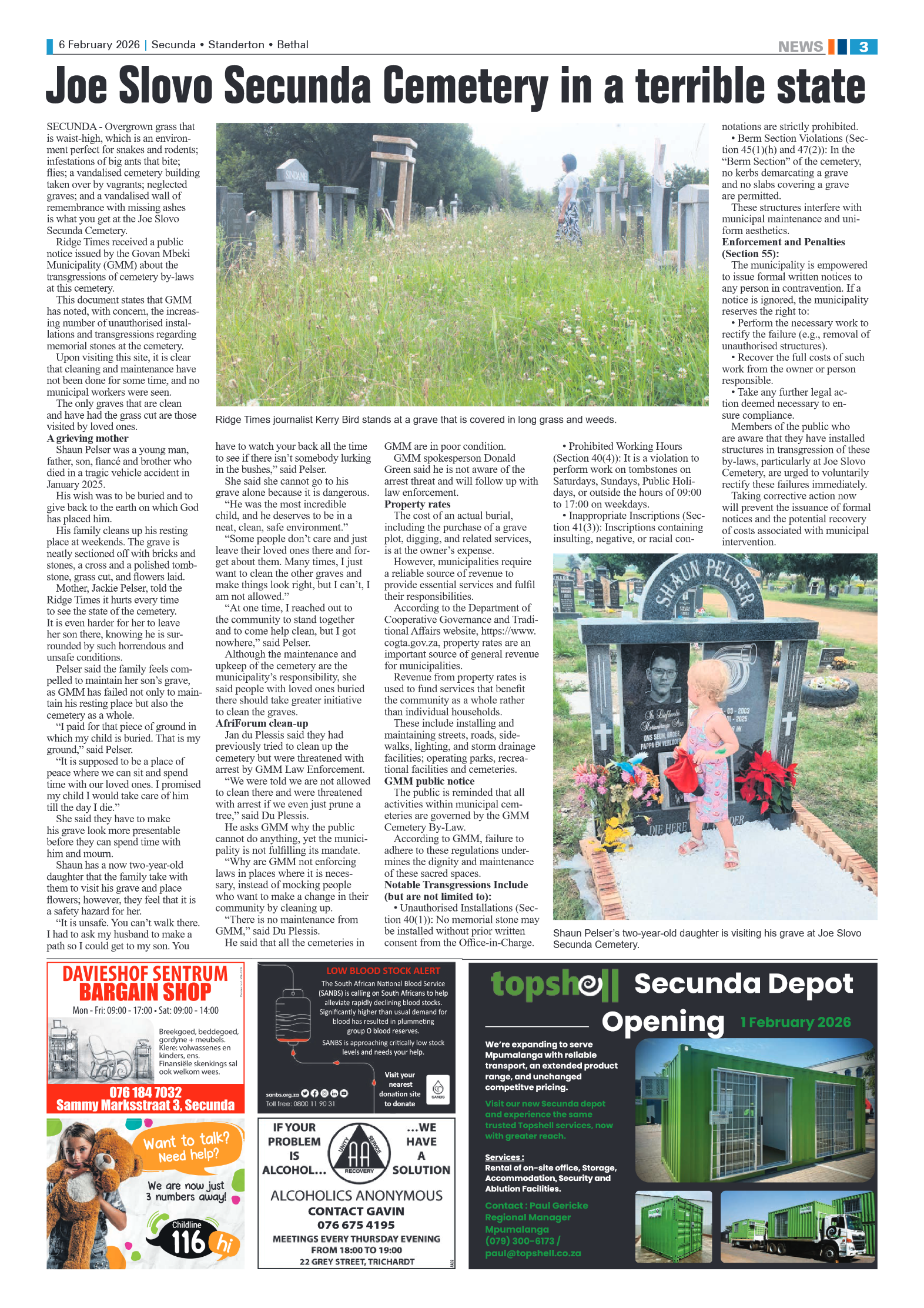 Ridge Times 6 February 2026 page 3