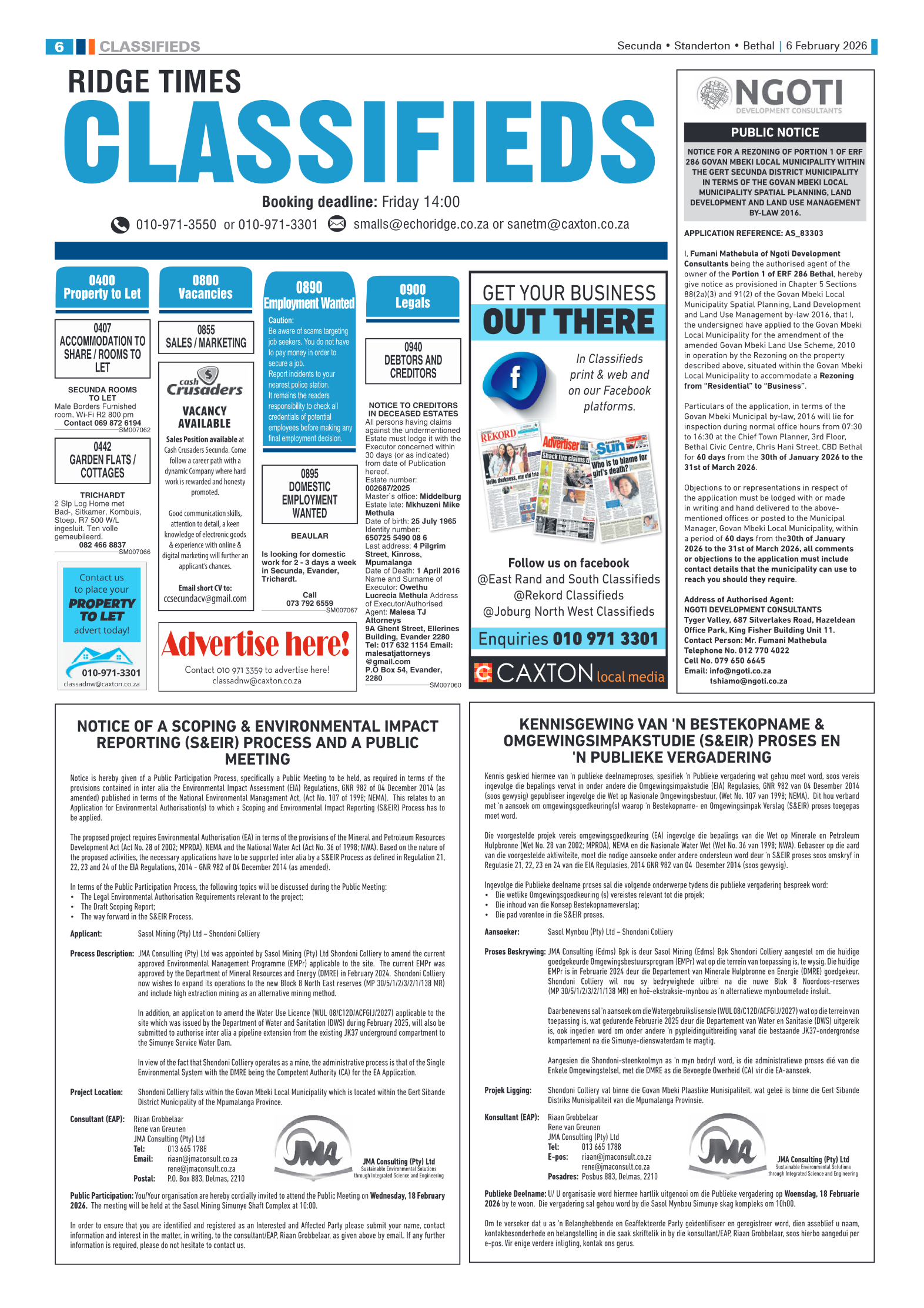 Ridge Times 6 February 2026 page 6