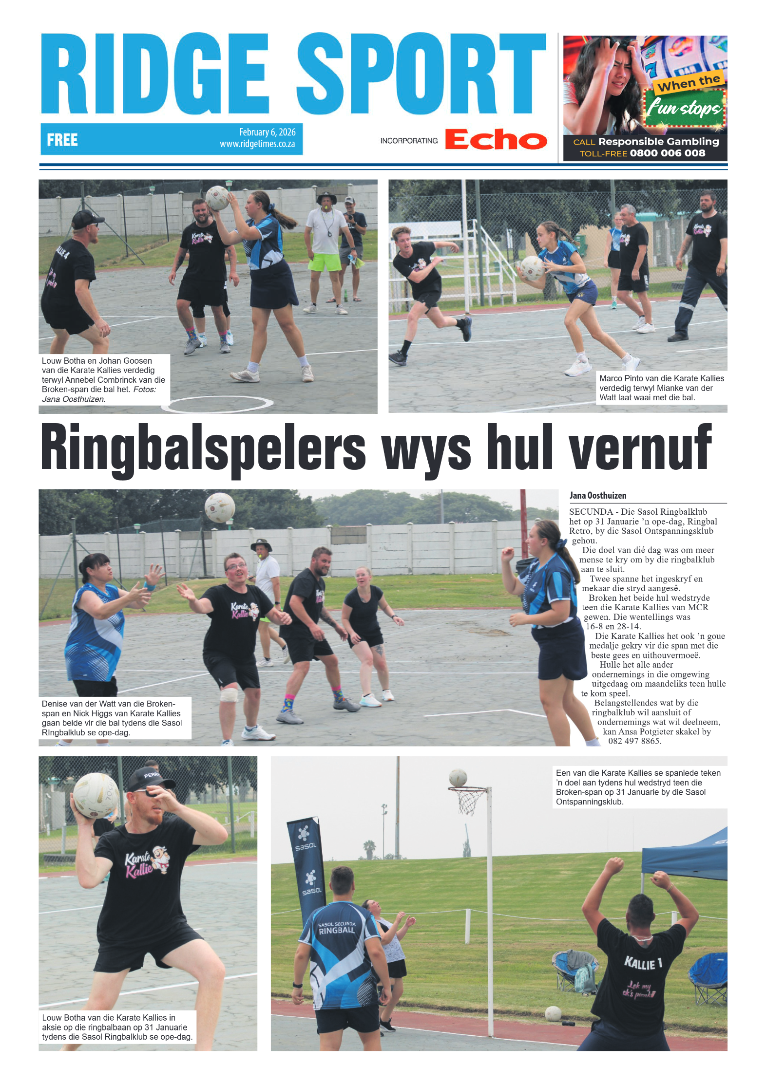 Ridge Times 6 February 2026 page 8