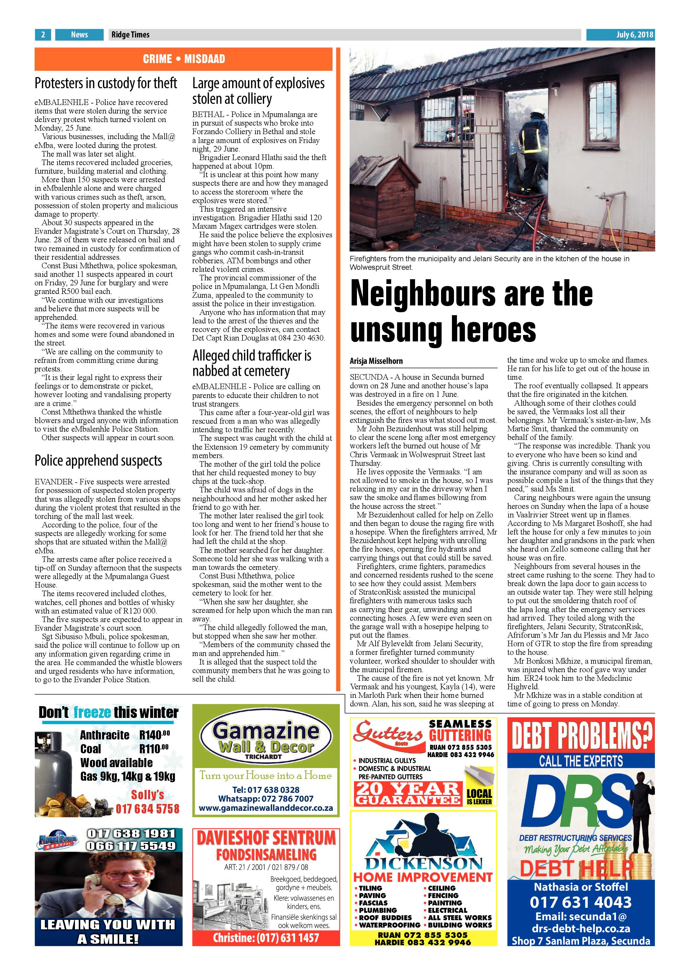 Ridge Times 6 July 2018 page 2