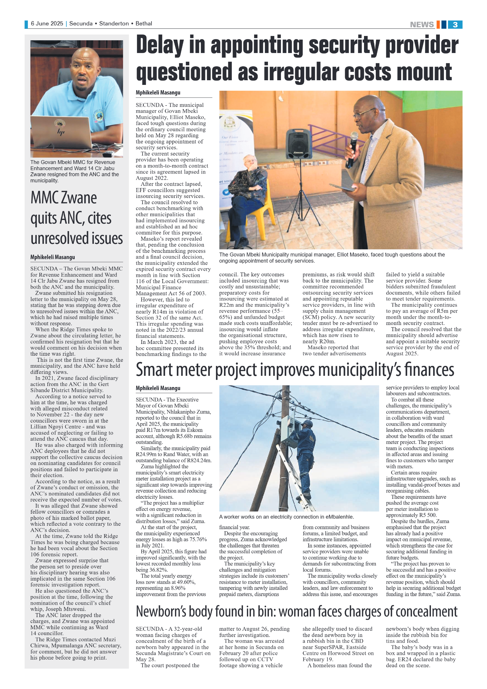 Ridge Times 6 June 2025 page 3