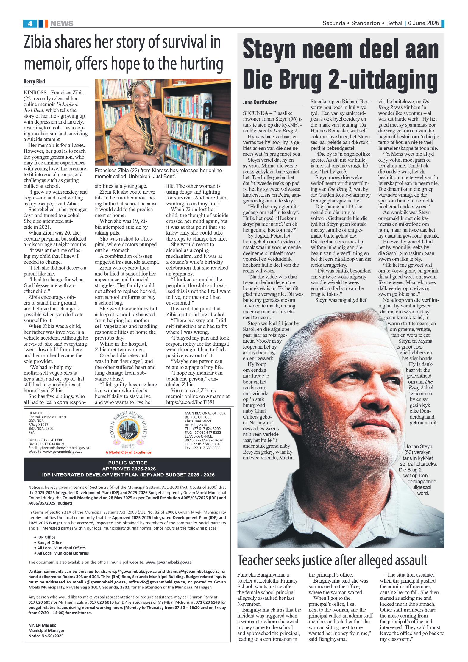 Ridge Times 6 June 2025 page 4