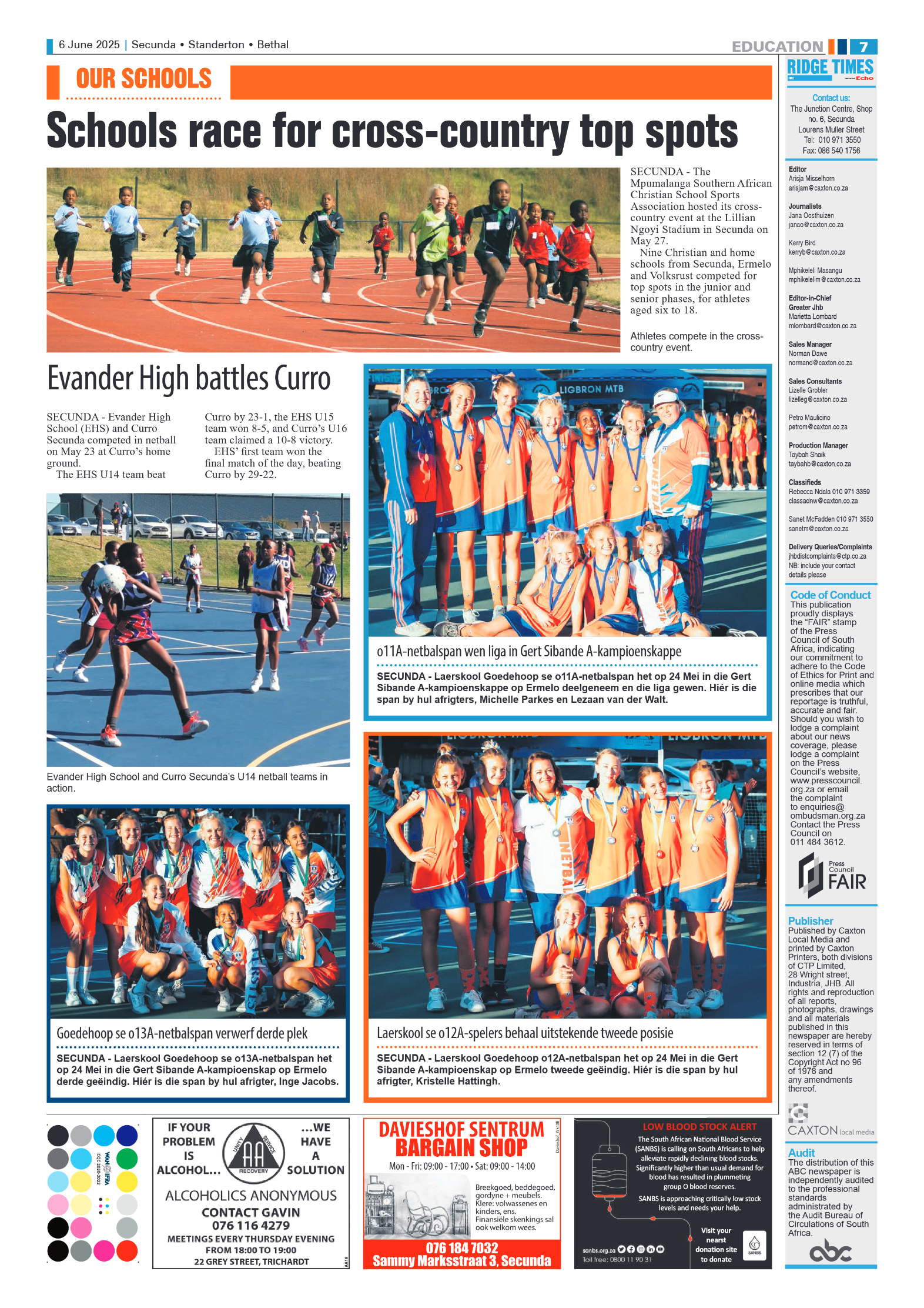 Ridge Times 6 June 2025 page 7