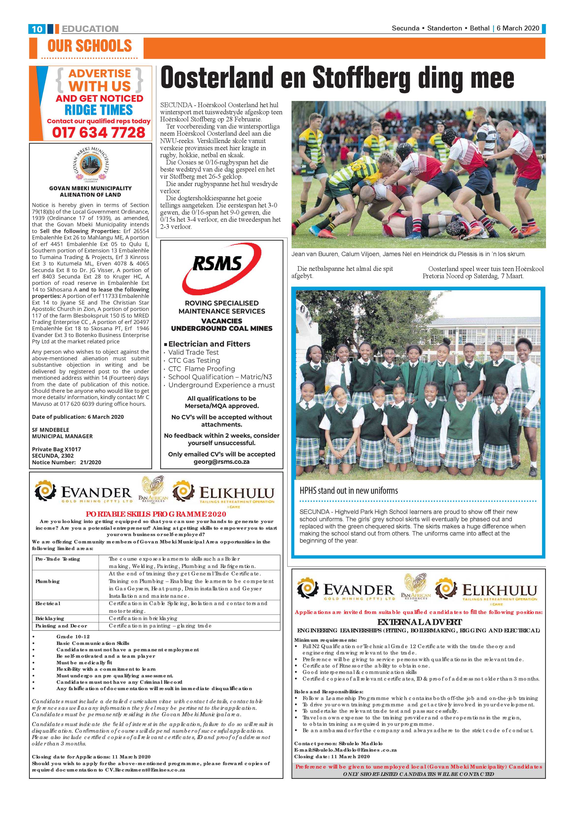 Ridge Times 6 March 2020 page 10