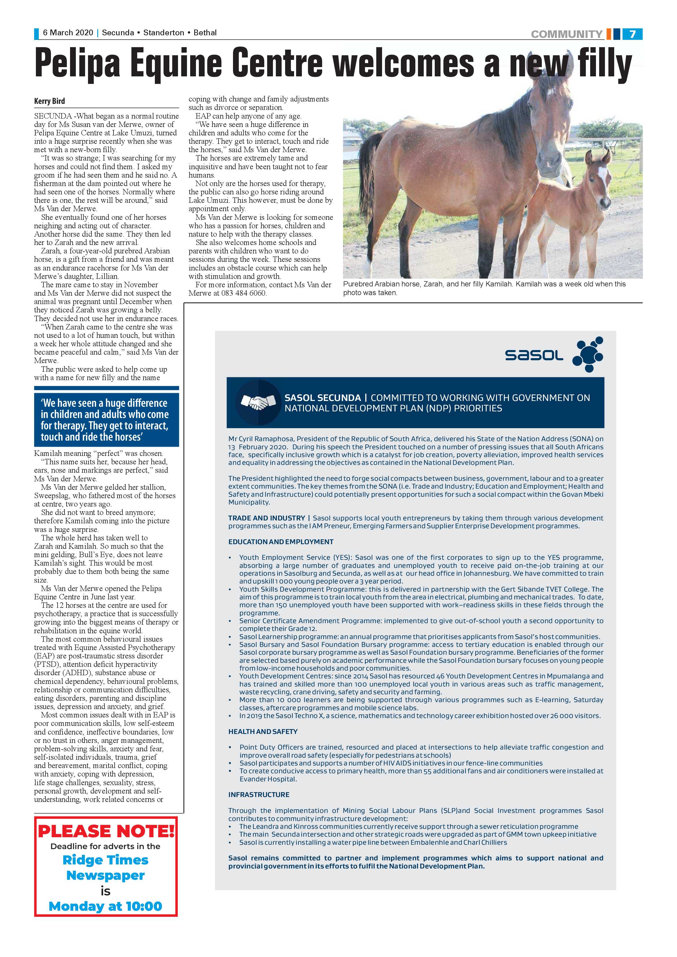 Ridge Times 6 March 2020 page 7