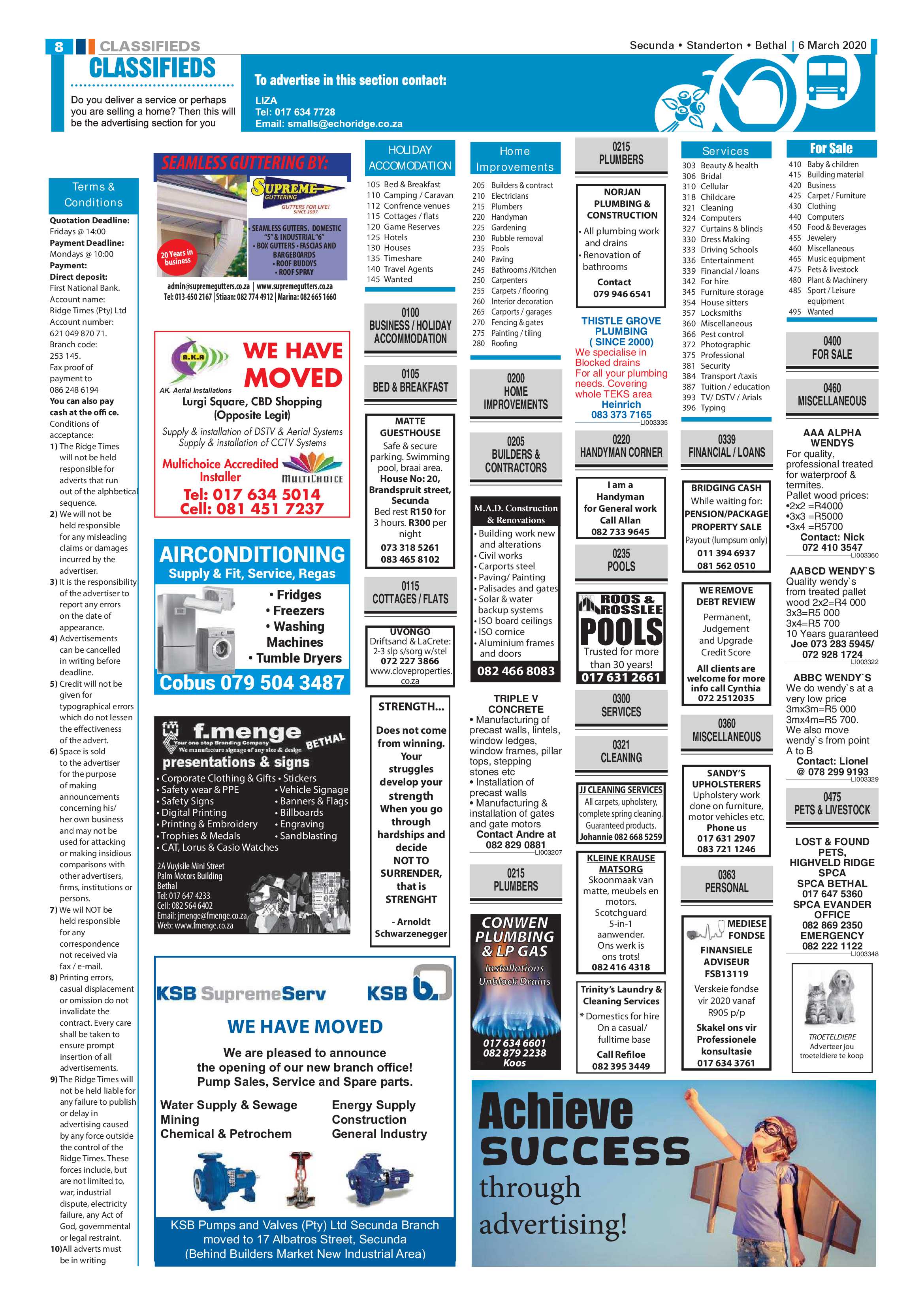 Ridge Times 6 March 2020 page 8