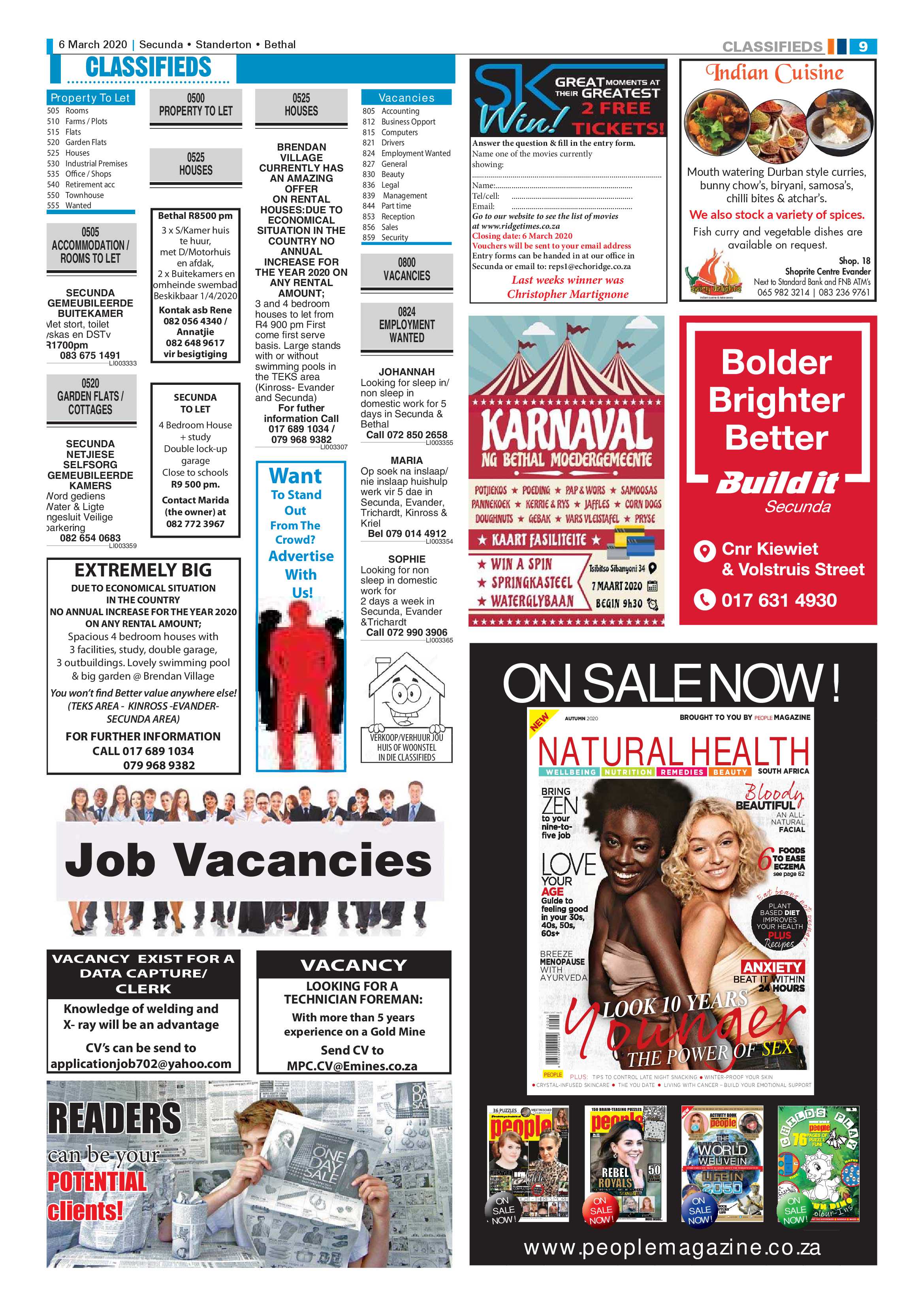 Ridge Times 6 March 2020 page 9