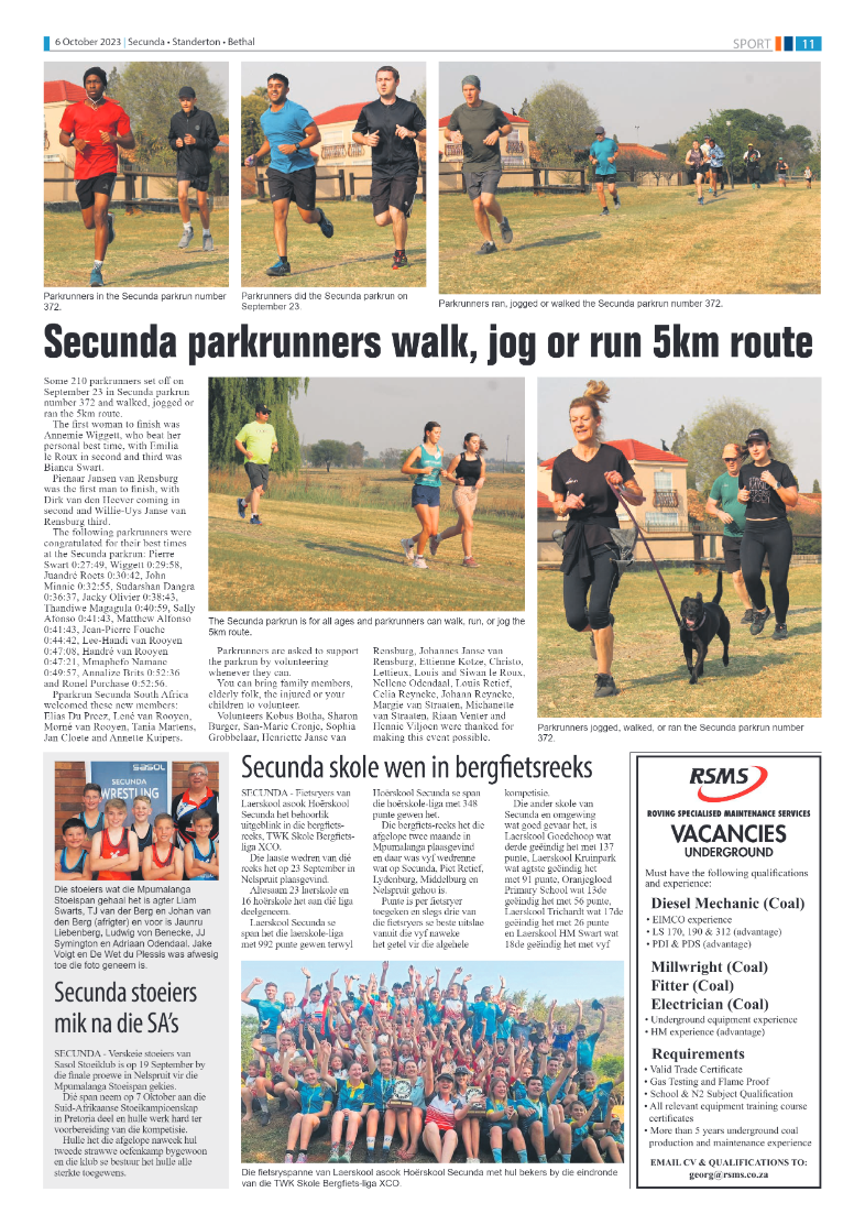 Ridge Times 6 October 2023 page 11