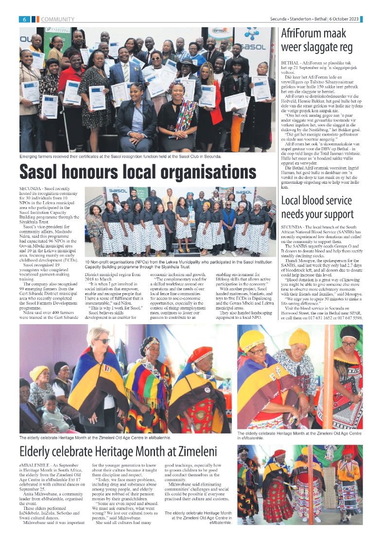 Ridge Times 6 October 2023 page 6