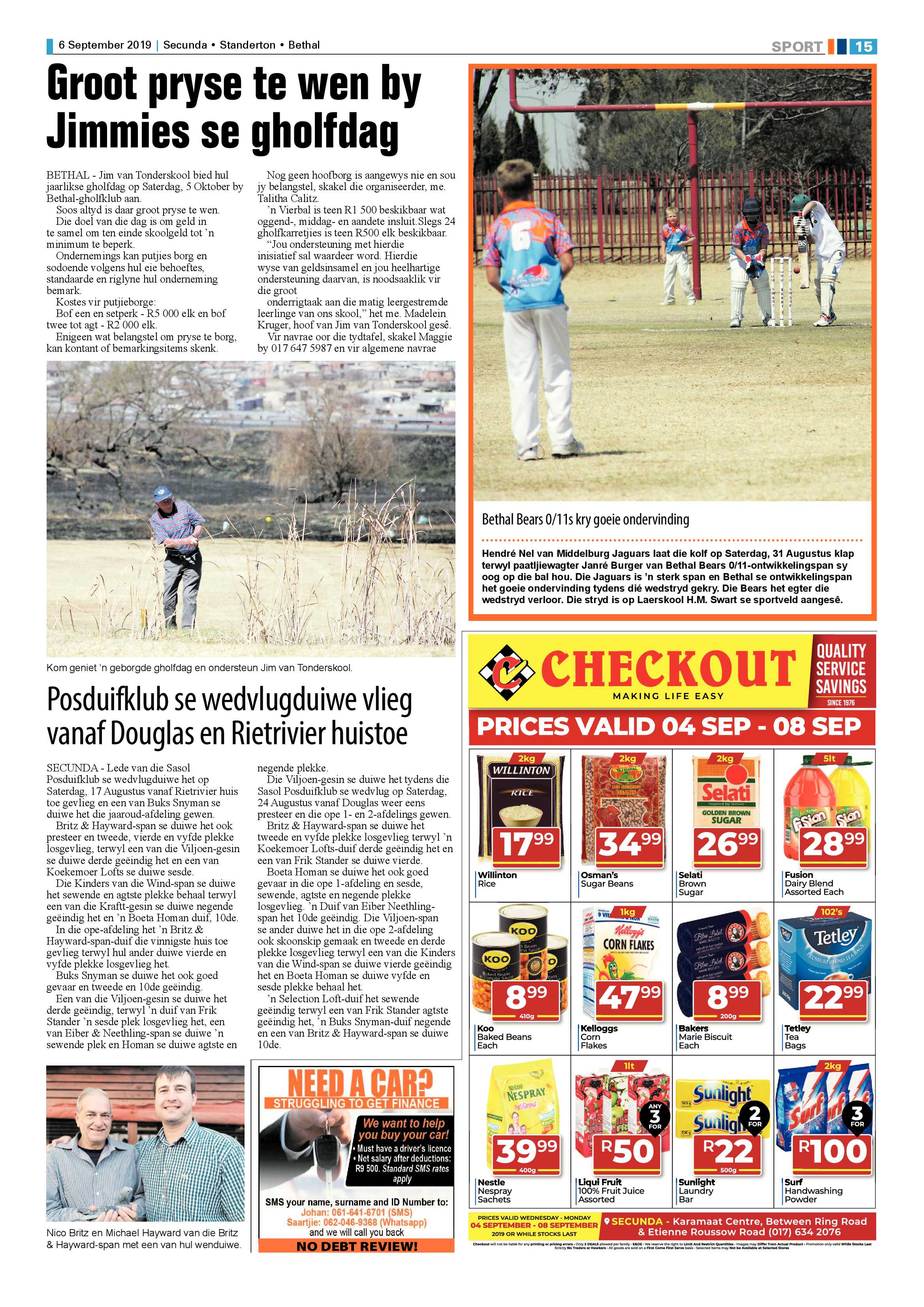 Ridge Times 6 September 2019 page 15