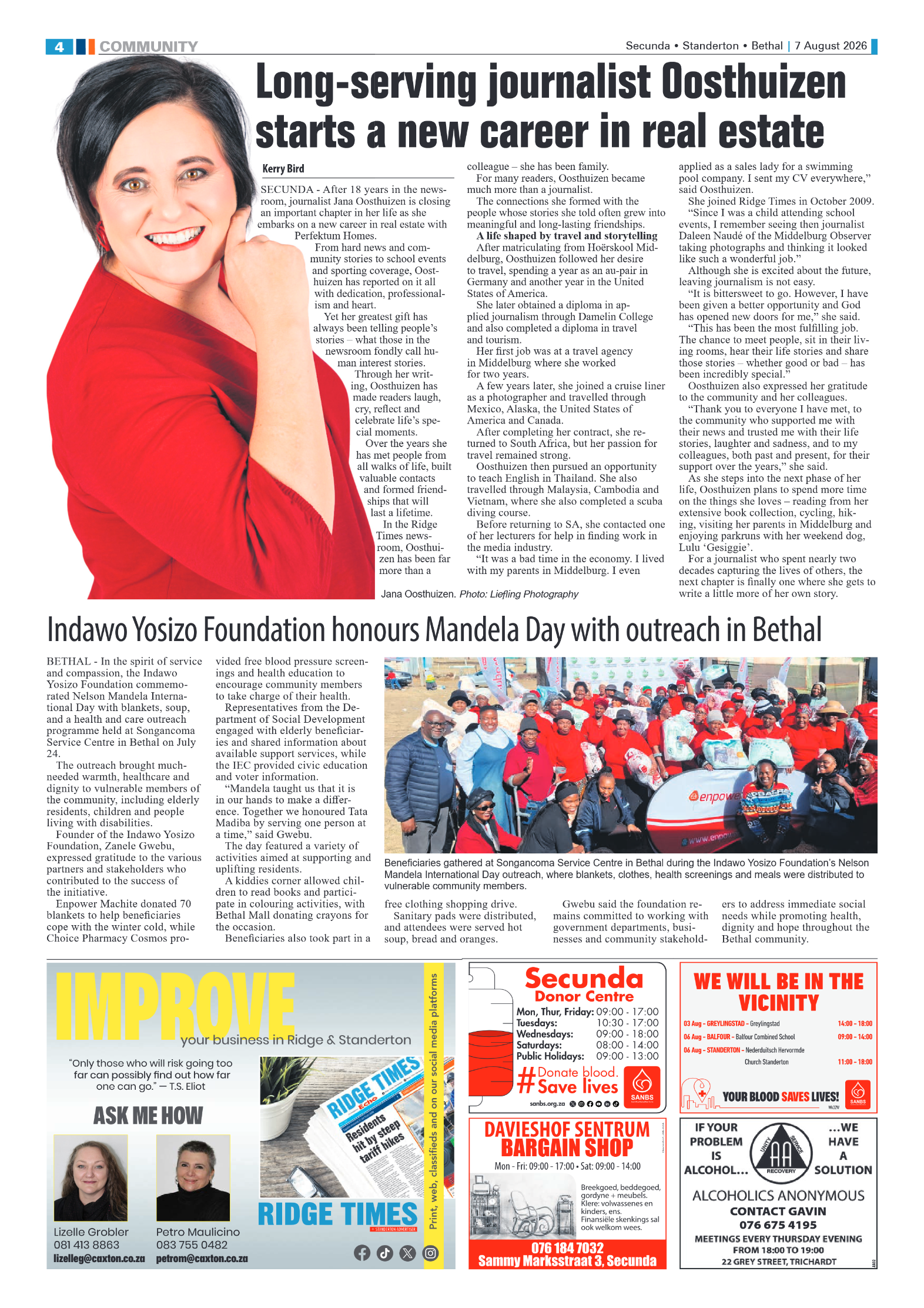 Ridge Times 7 August 2026 page 4