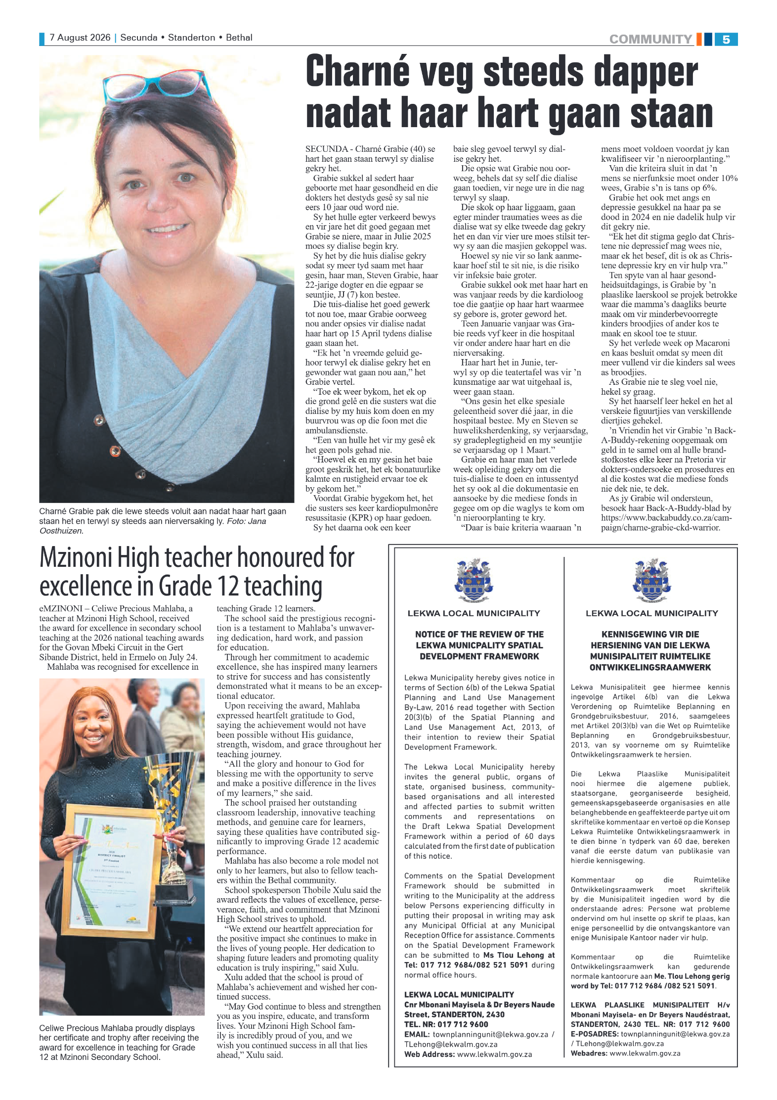 Ridge Times 7 August 2026 page 5