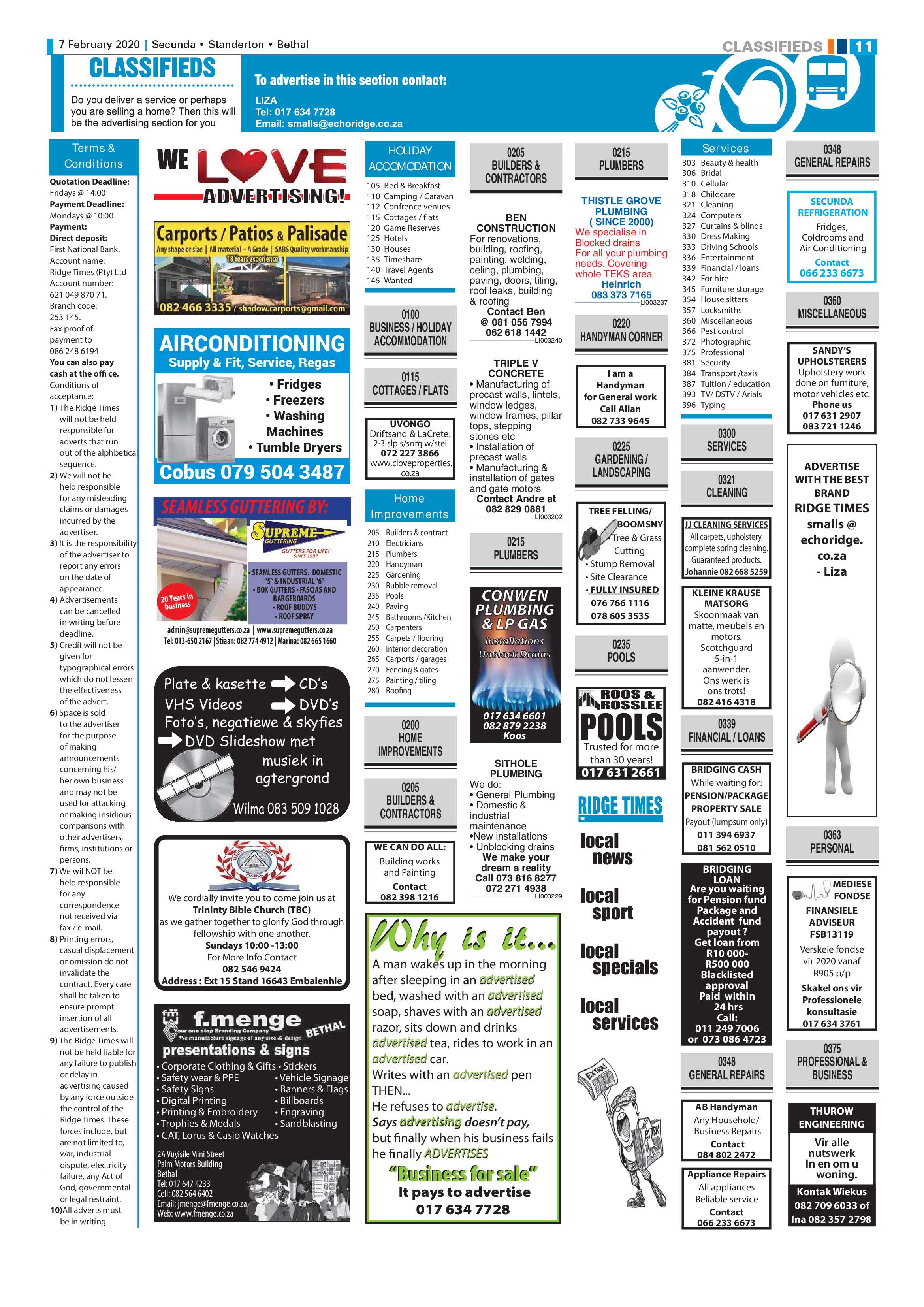 Ridge Times 7 February 2020 page 11