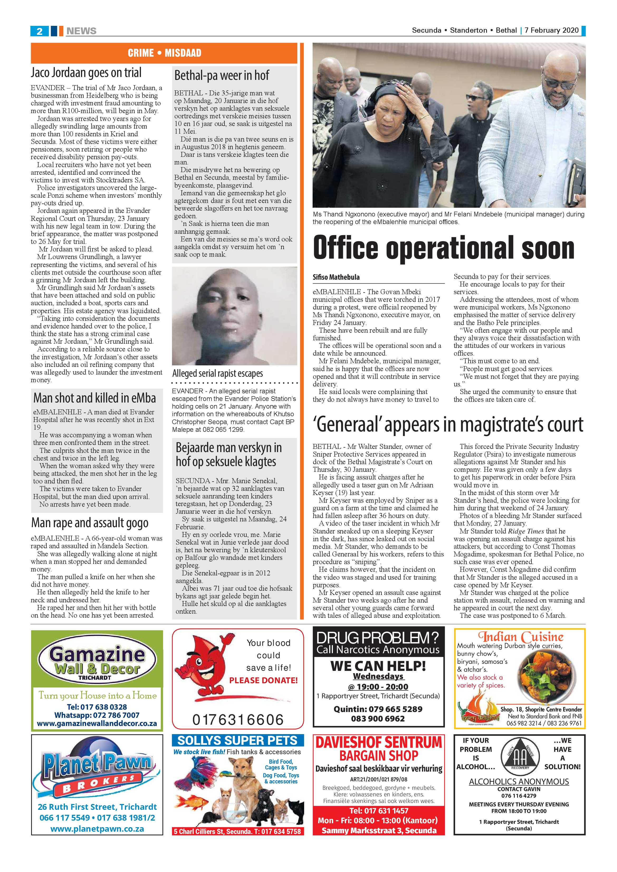 Ridge Times 7 February 2020 page 2