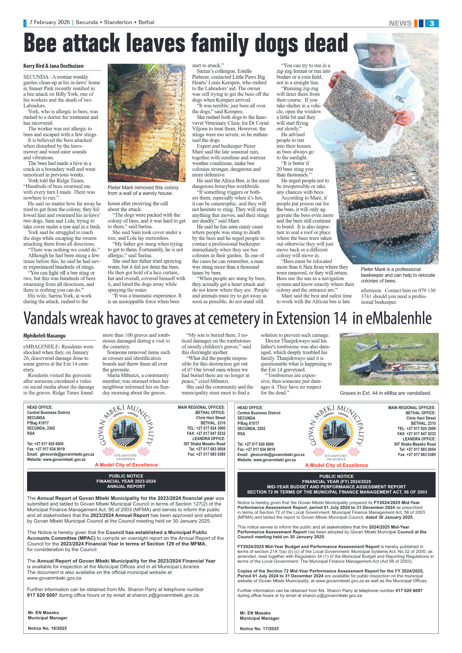 Ridge Times 7 February 2025 page 3