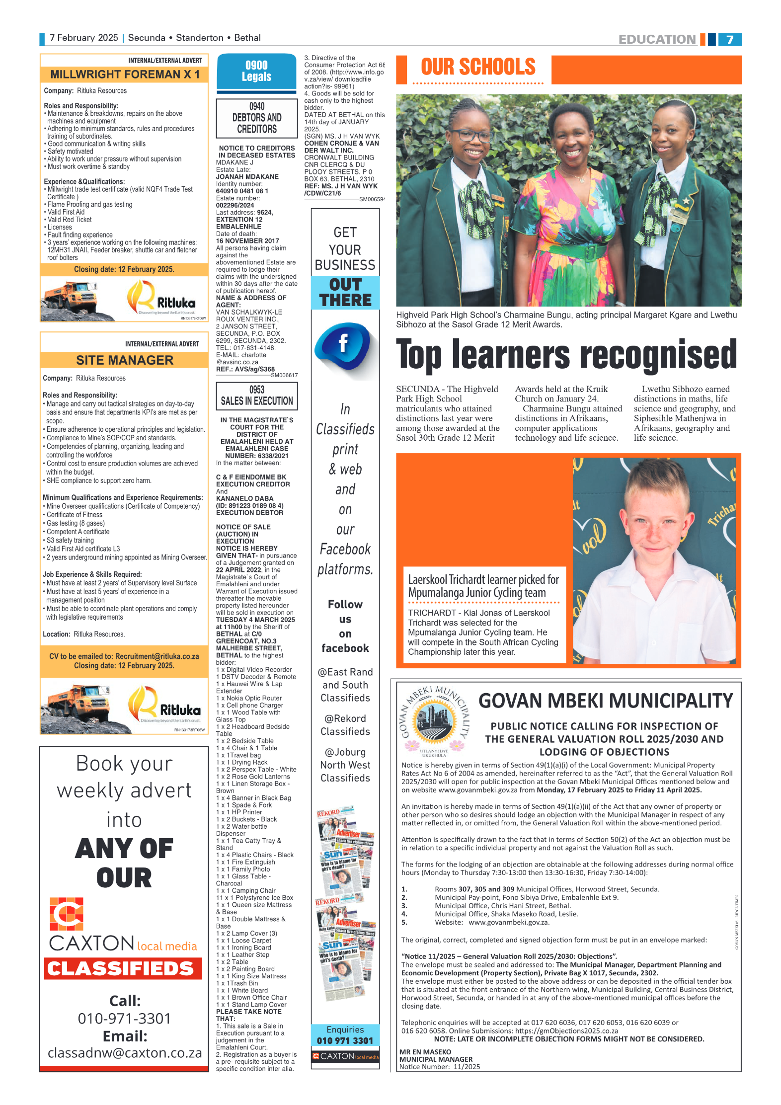 Ridge Times 7 February 2025 page 7