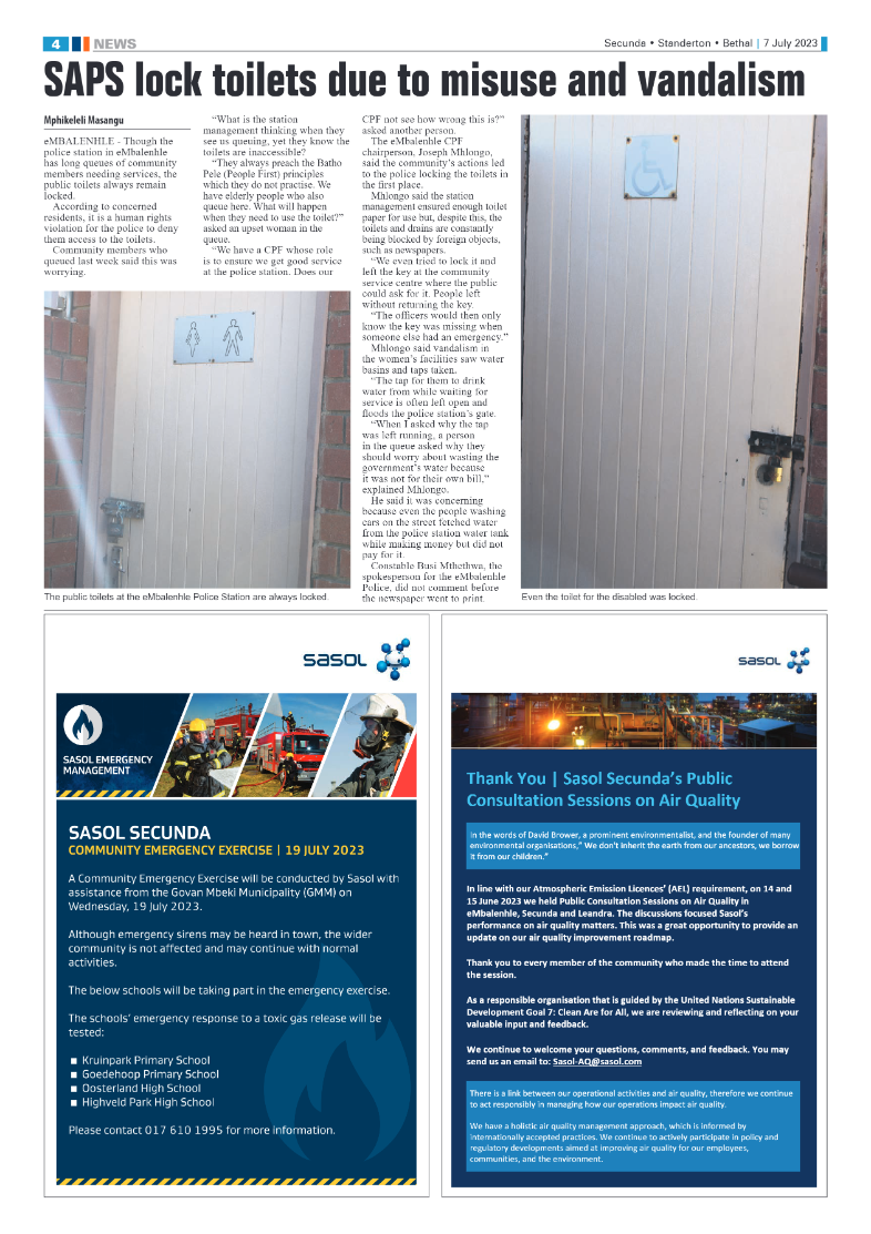 Ridge Times 7 July 2023 page 4