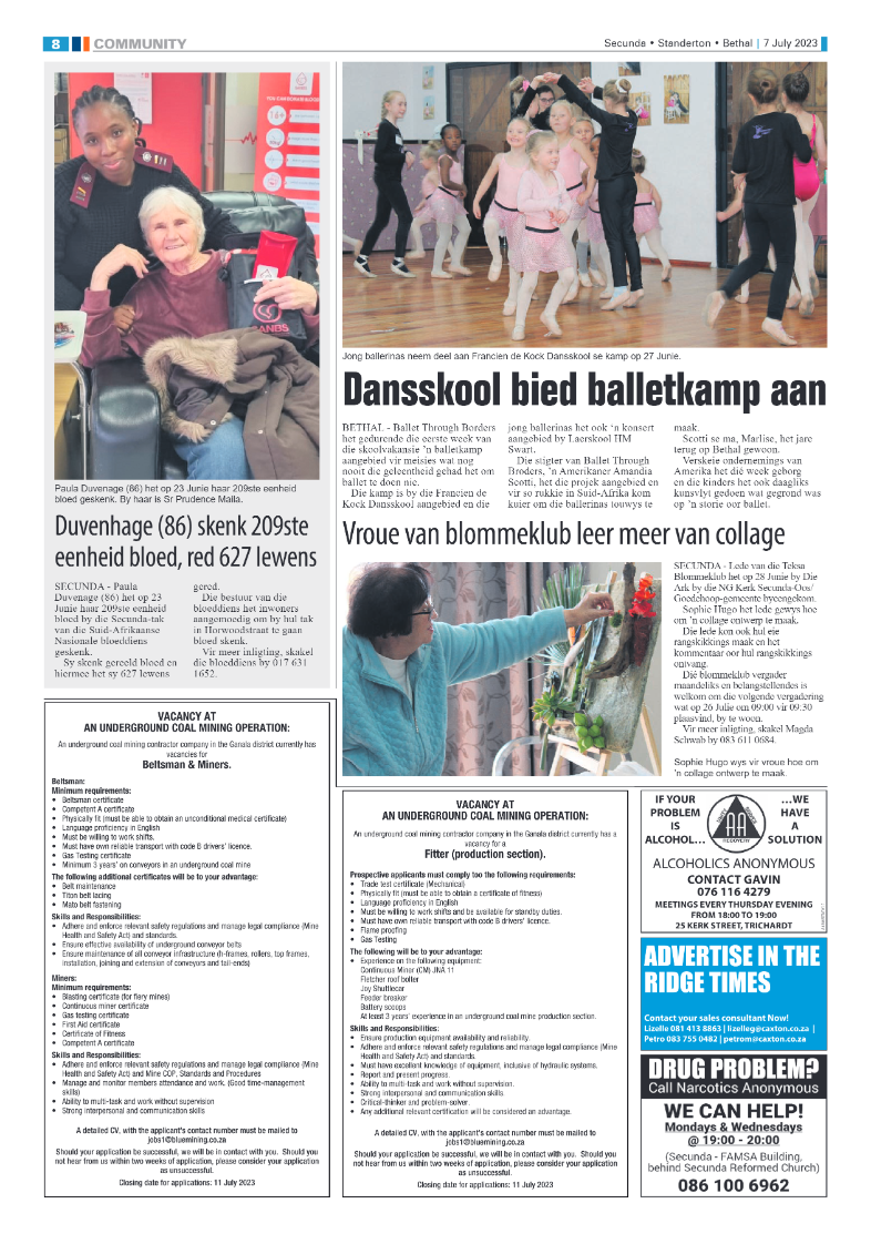 Ridge Times 7 July 2023 page 8