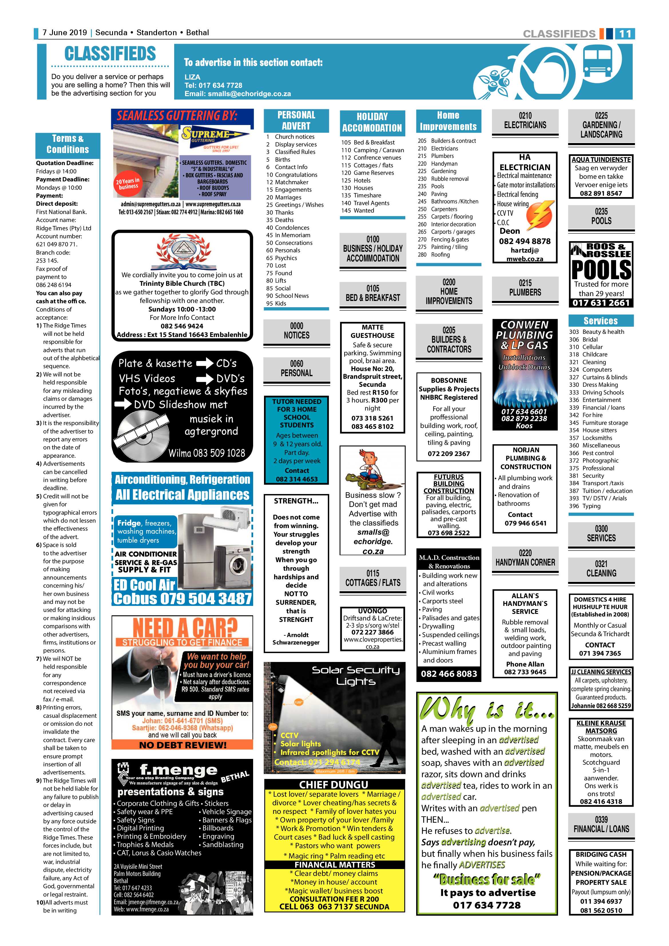 Ridge Times 7 June 2019 page 11