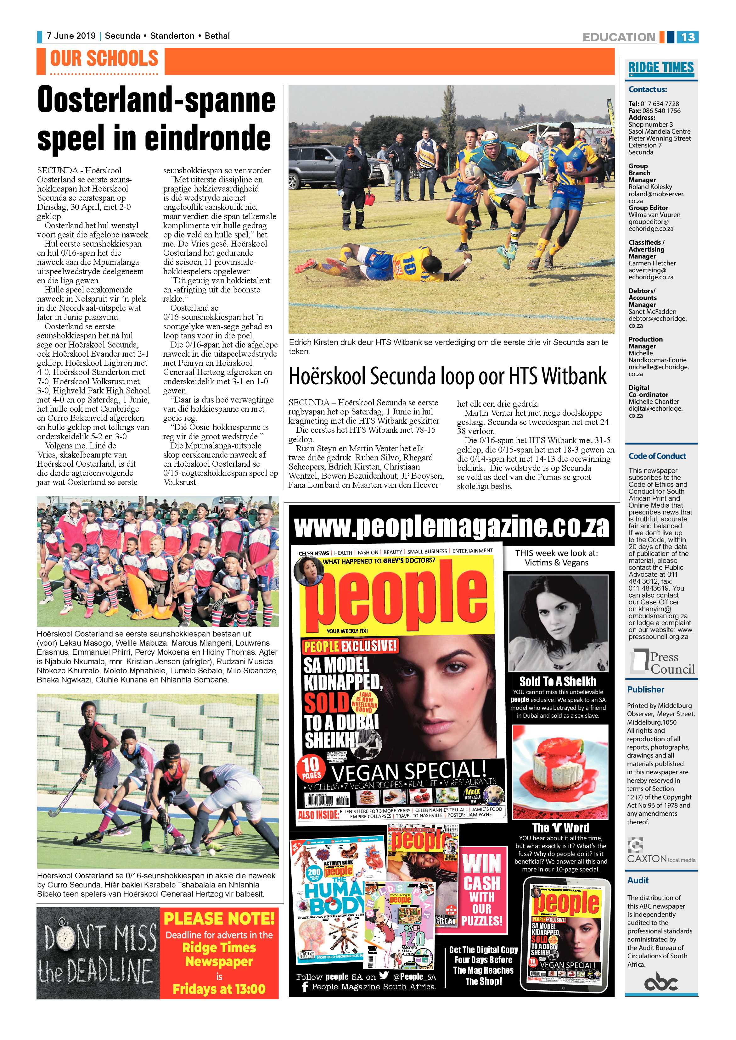 Ridge Times 7 June 2019 page 13