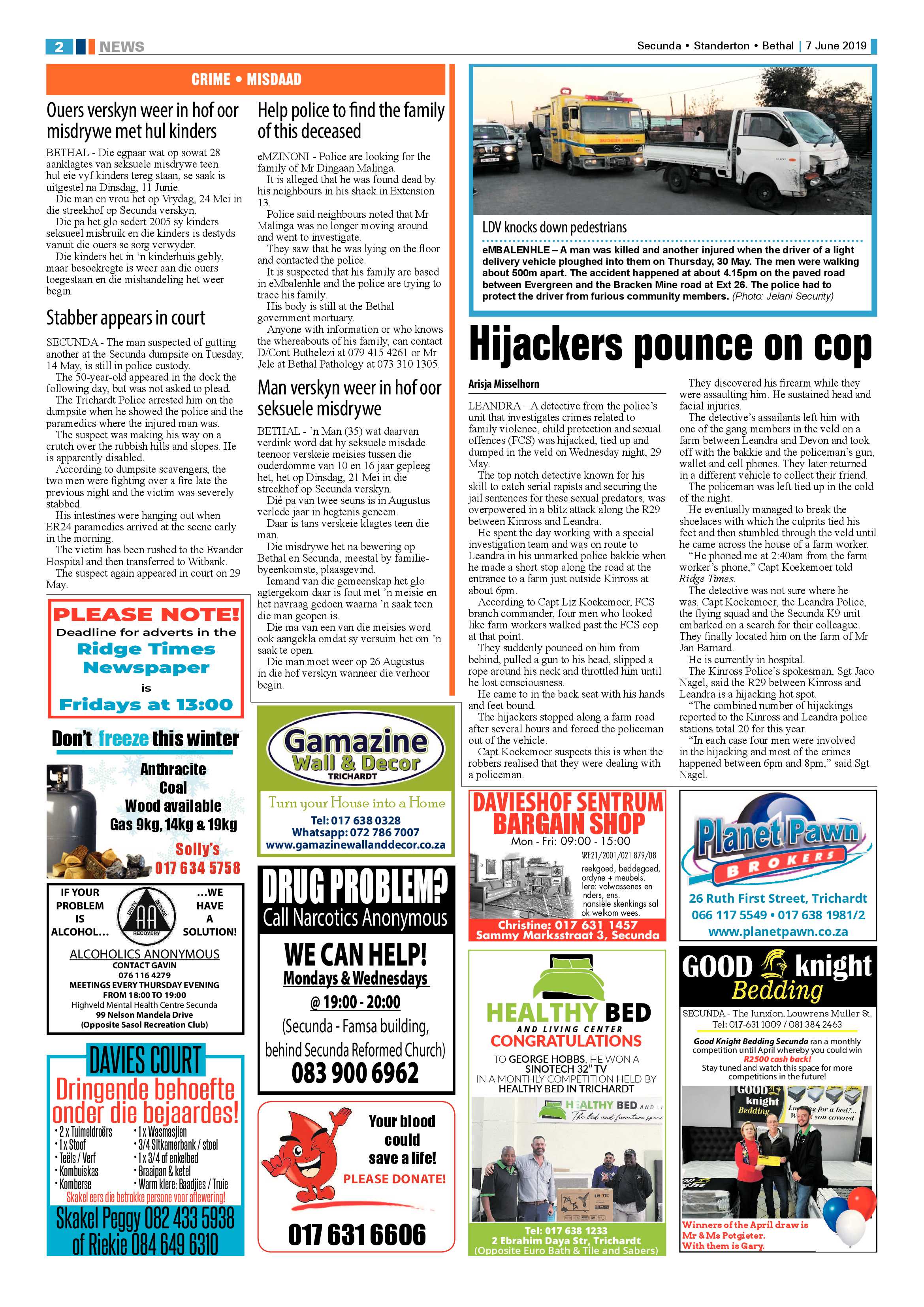 Ridge Times 7 June 2019 page 2
