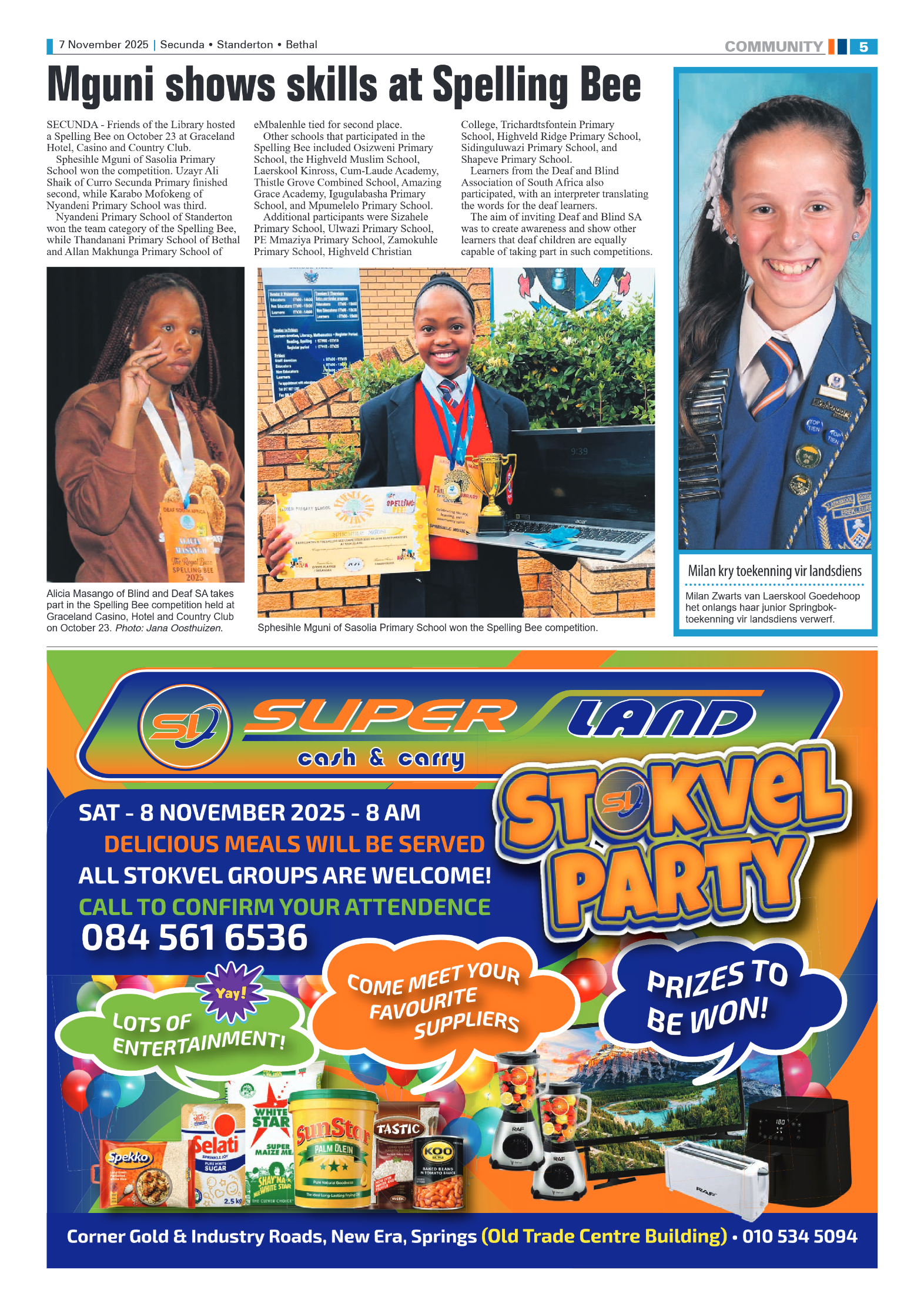 Ridge Times 7 November 2025 page 5