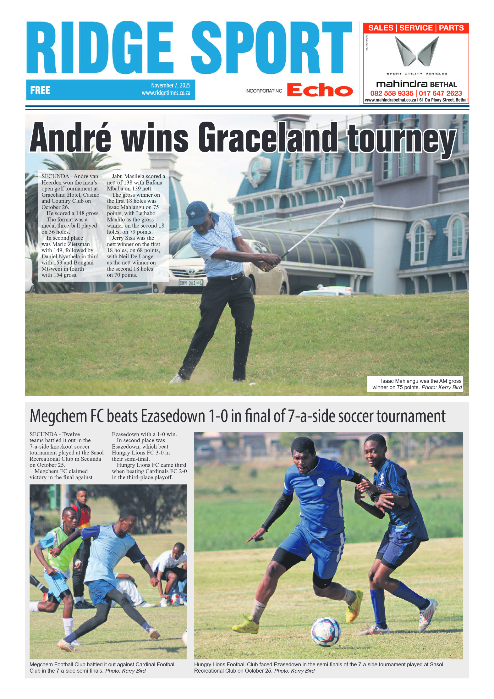 Ridge Times 7 November 2025 page 8