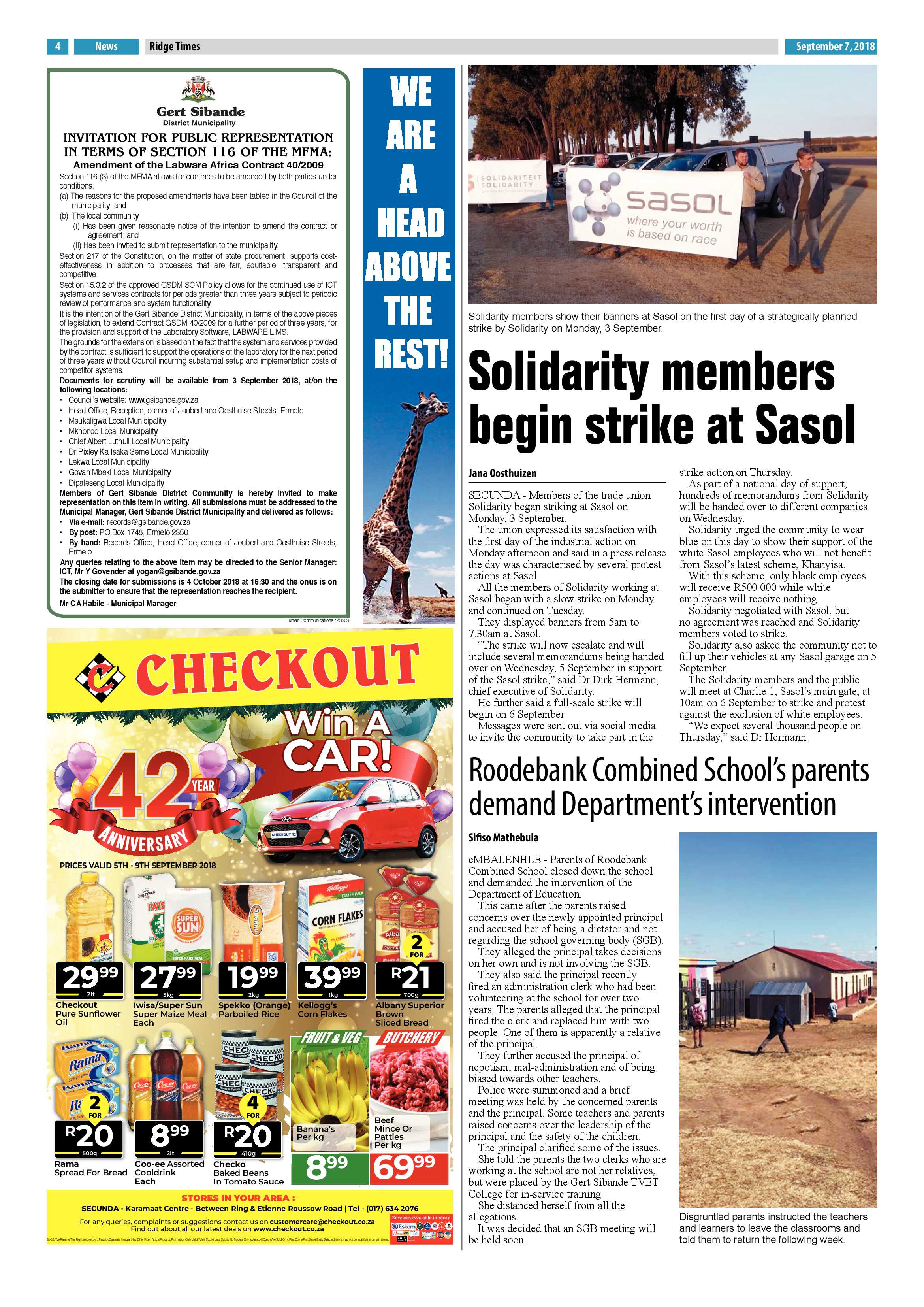 Ridge Times 7 September 2018 page 4