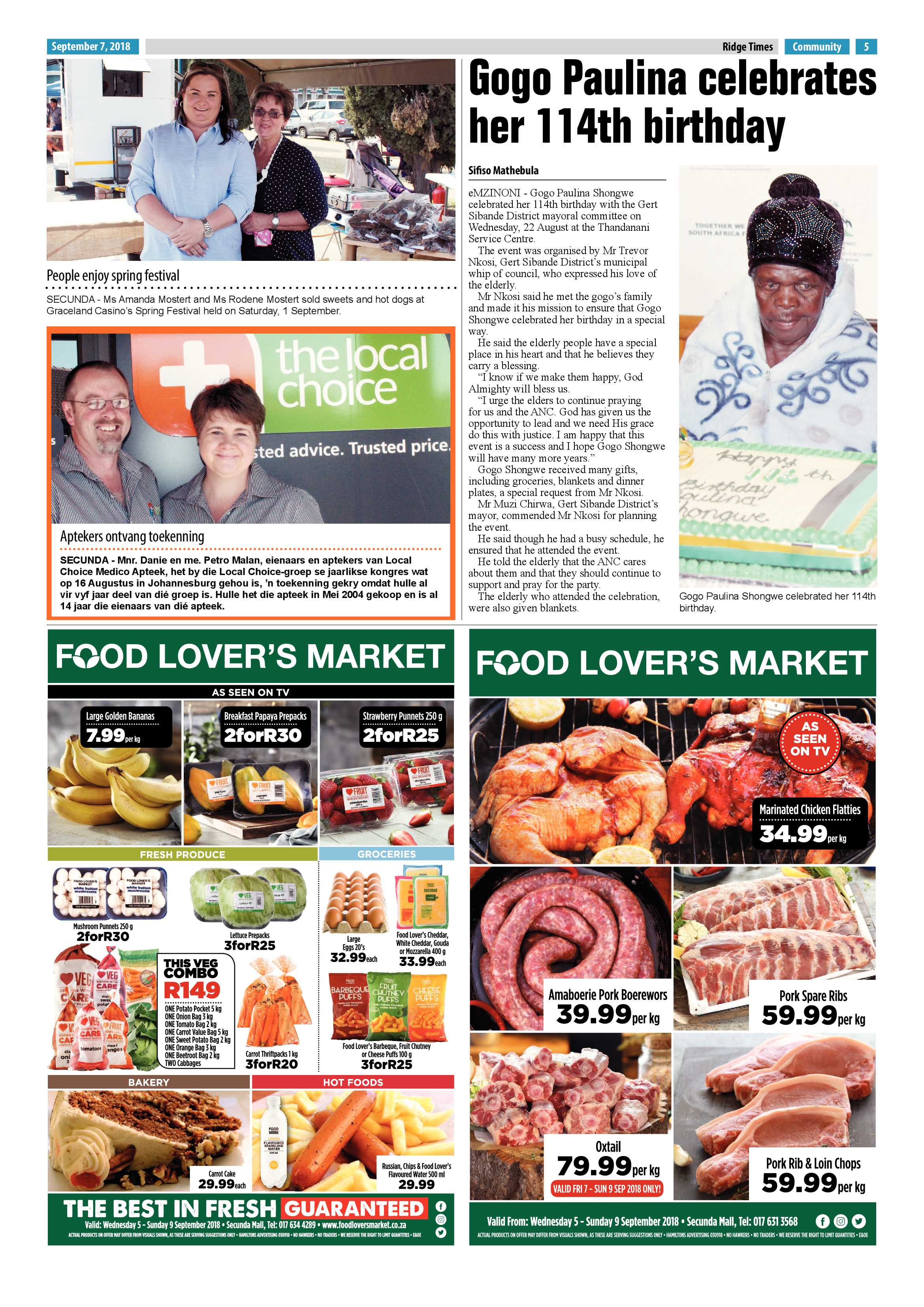 Ridge Times 7 September 2018 page 5