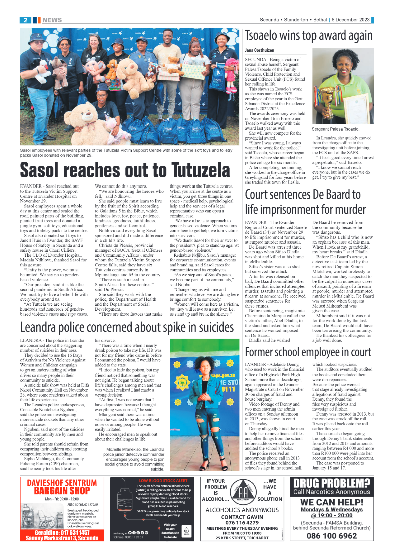 Ridge Times 8 December 2023 page 2