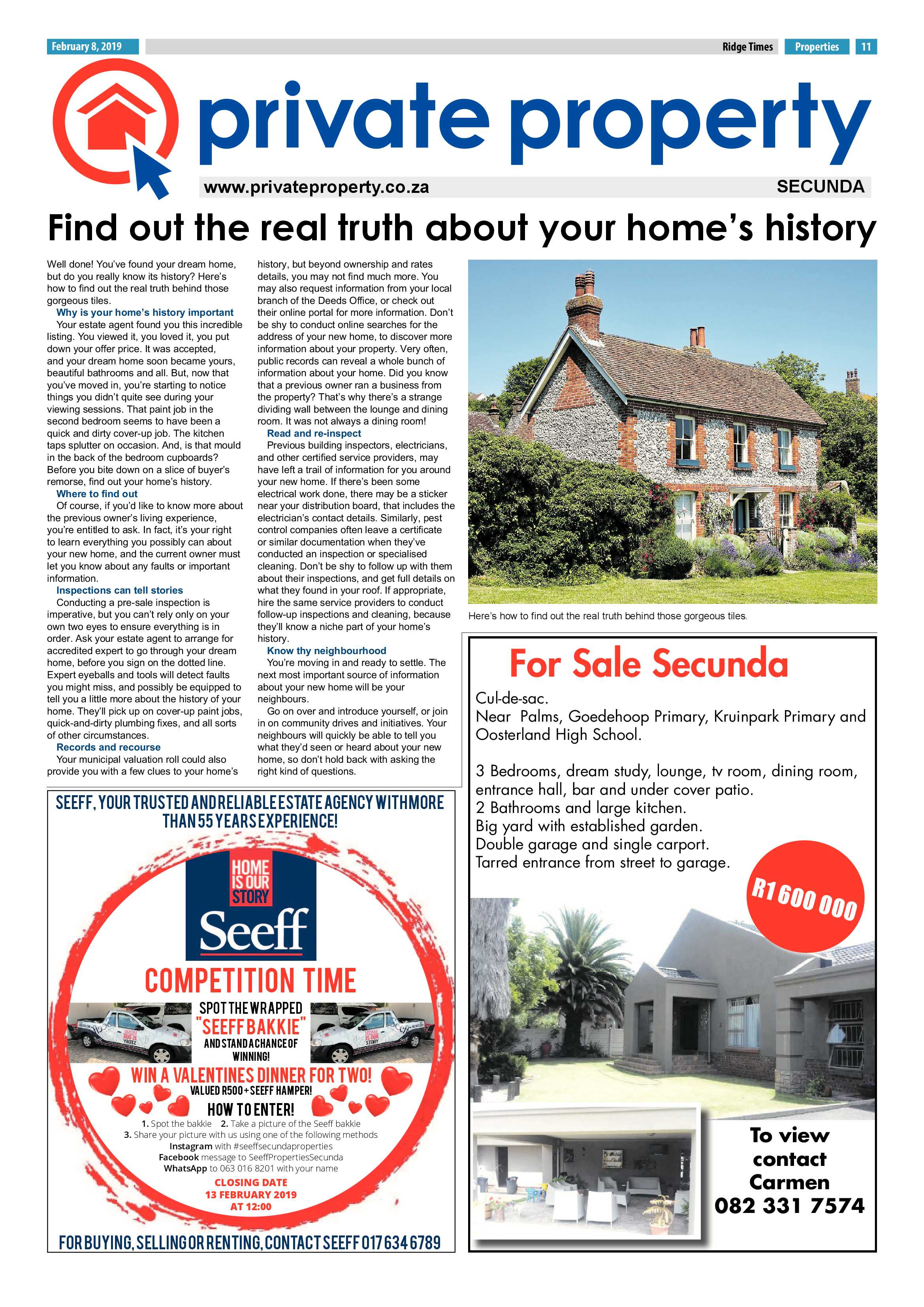 Ridge Times 8 February 2019 page 11