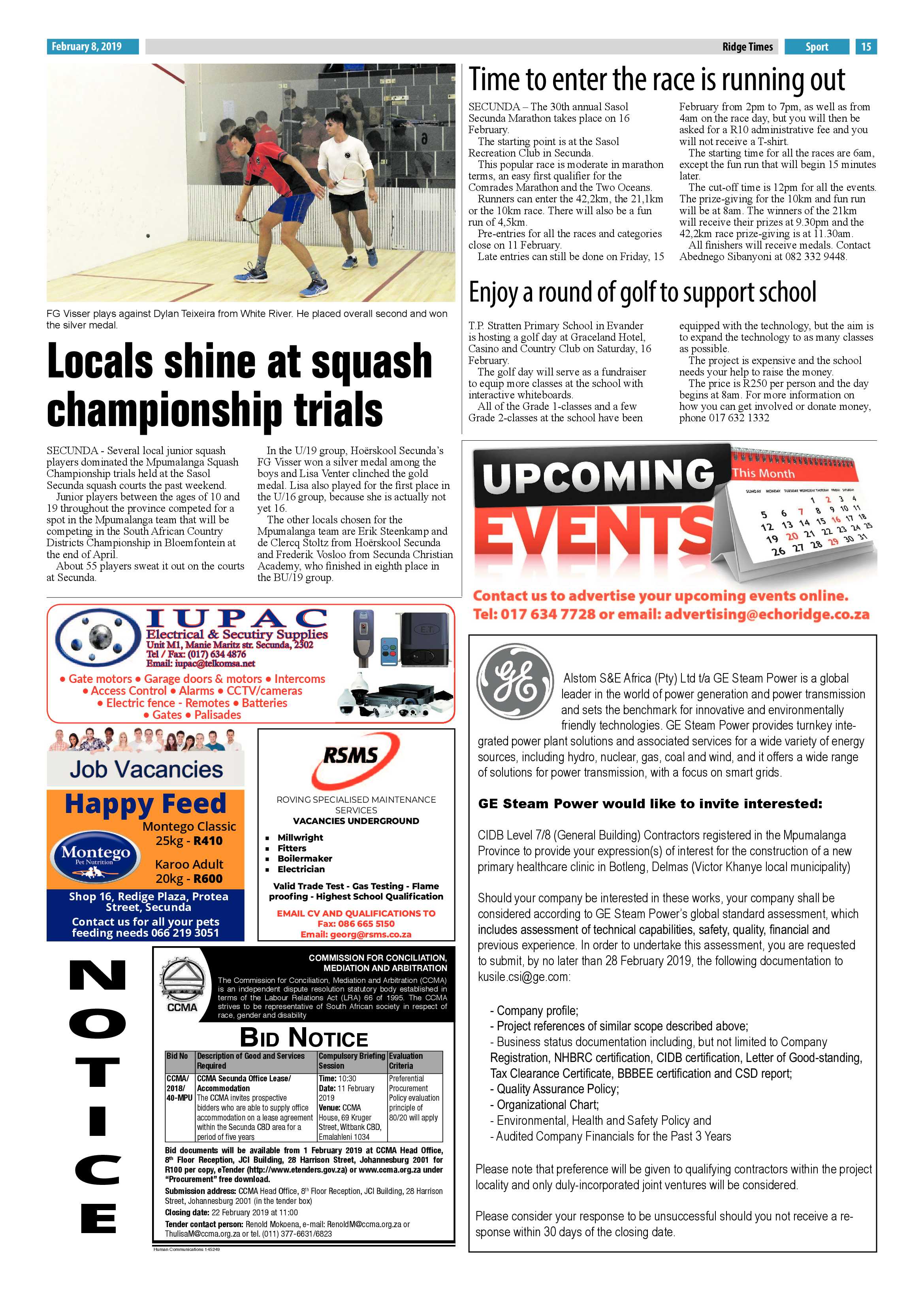 Ridge Times 8 February 2019 page 15