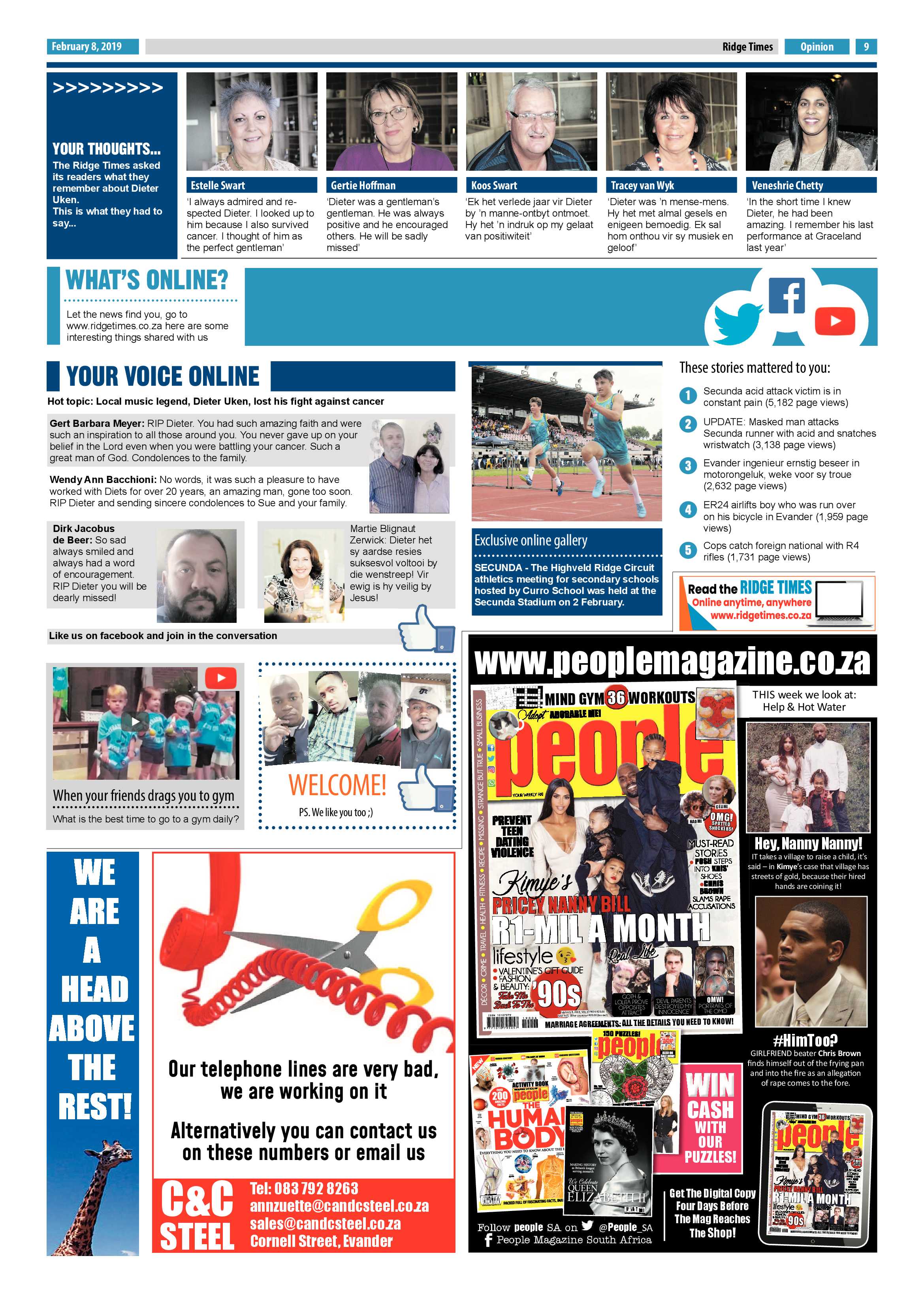 Ridge Times 8 February 2019 page 9