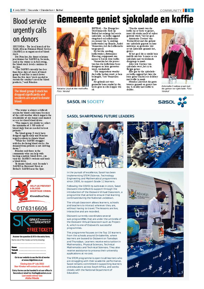 Ridge Times 8 July 2022 page 5