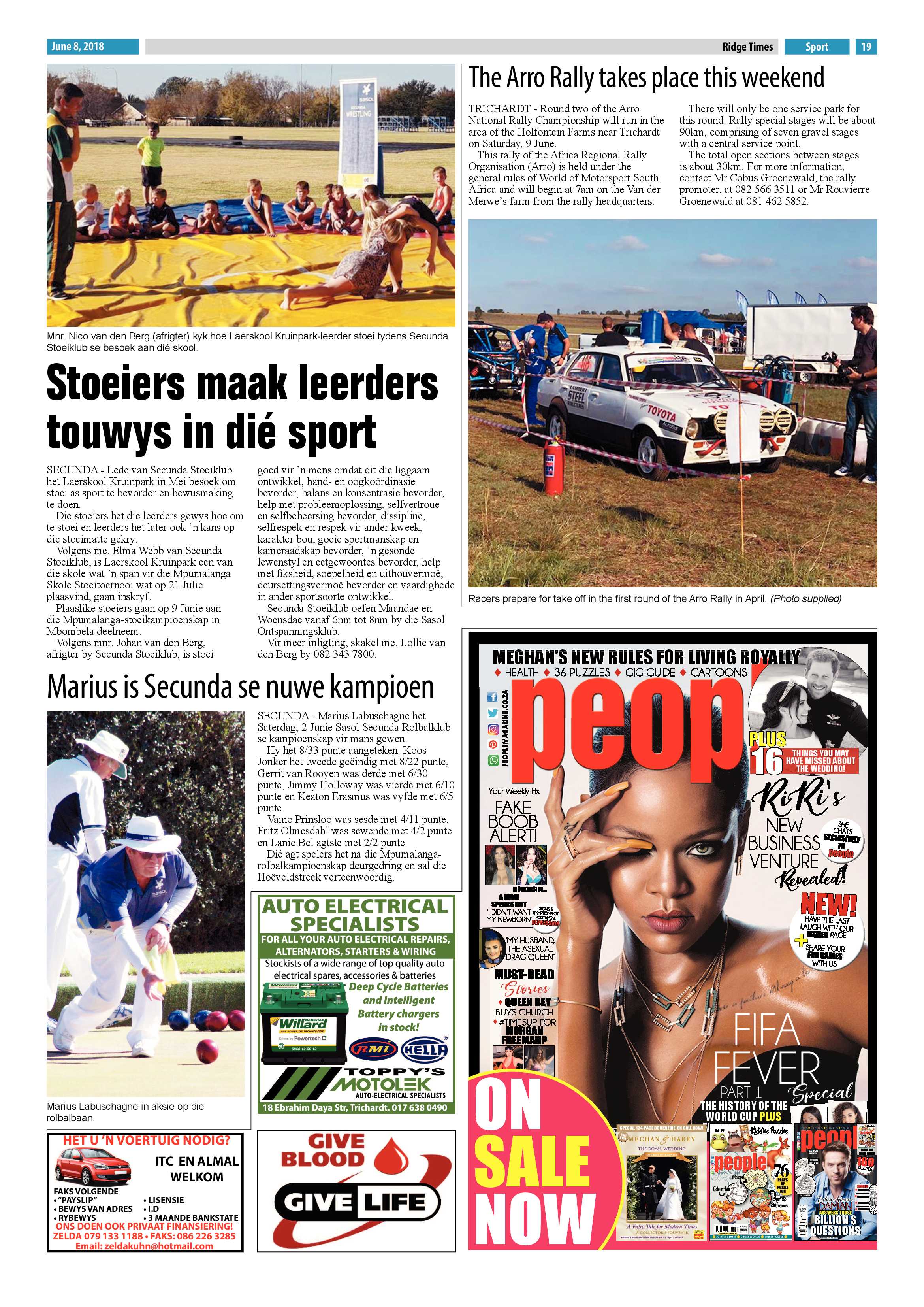 Ridge Times 8 June 2018 page 19