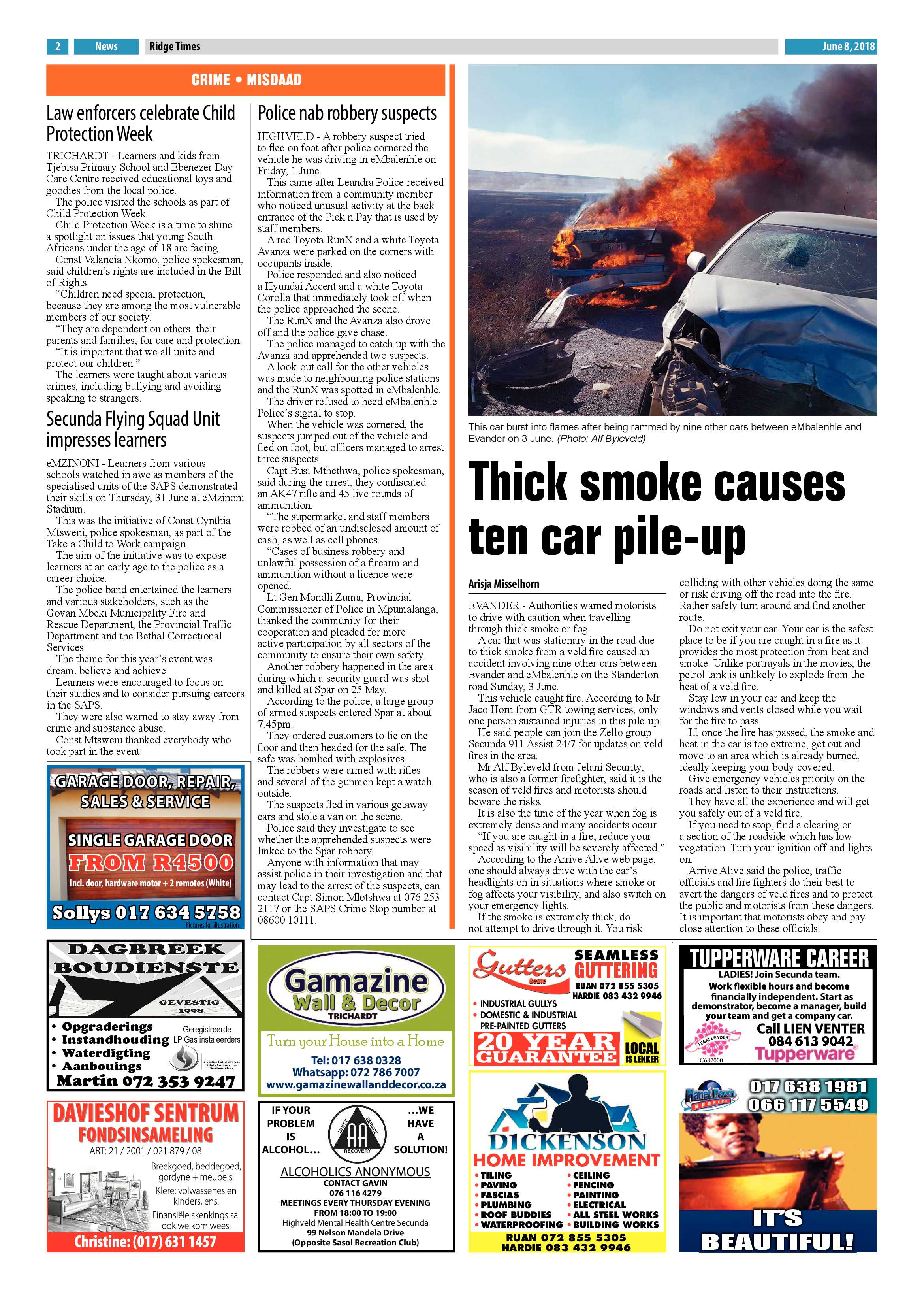 Ridge Times 8 June 2018 page 2