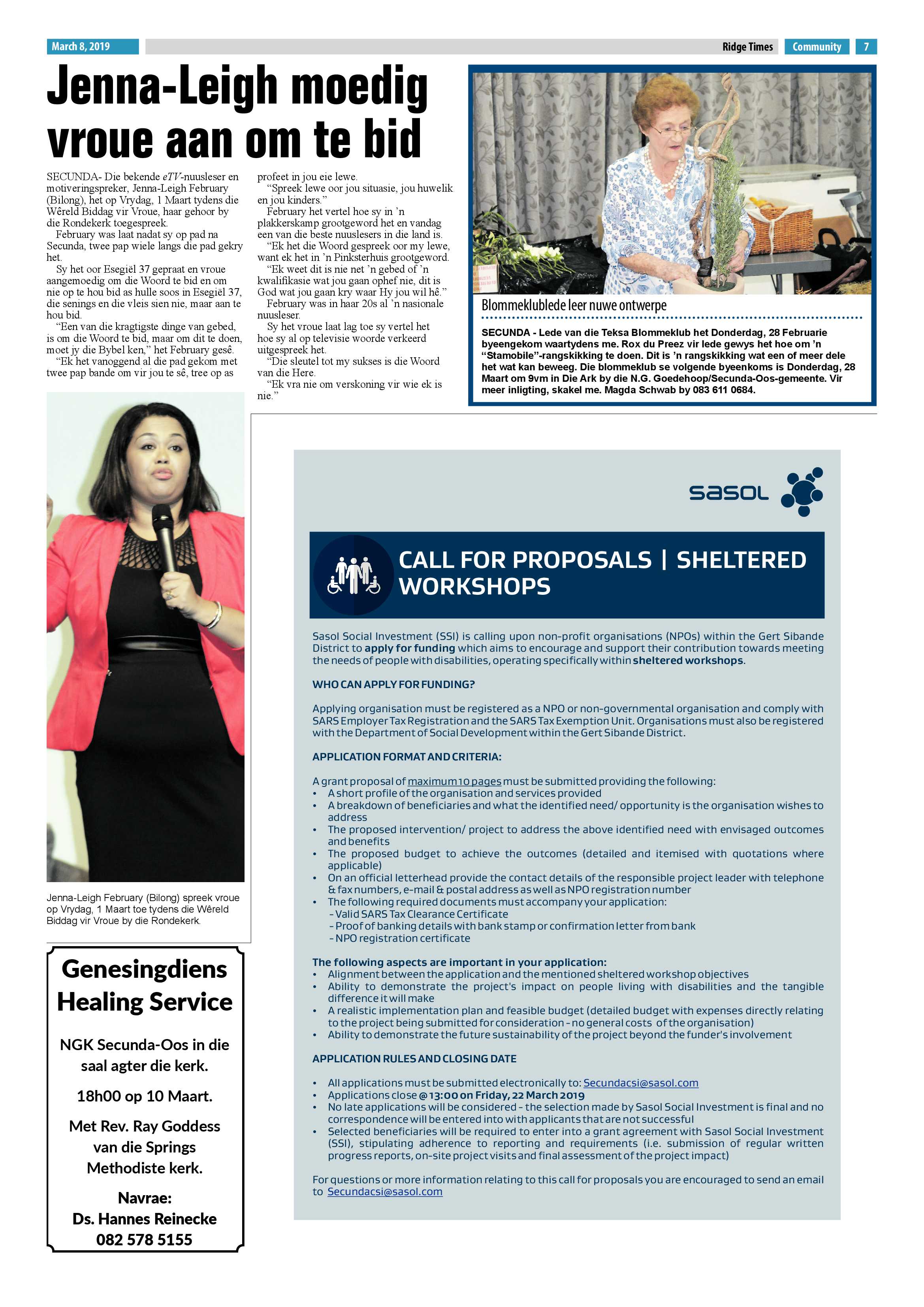 Ridge Times 8 March 2019 page 7