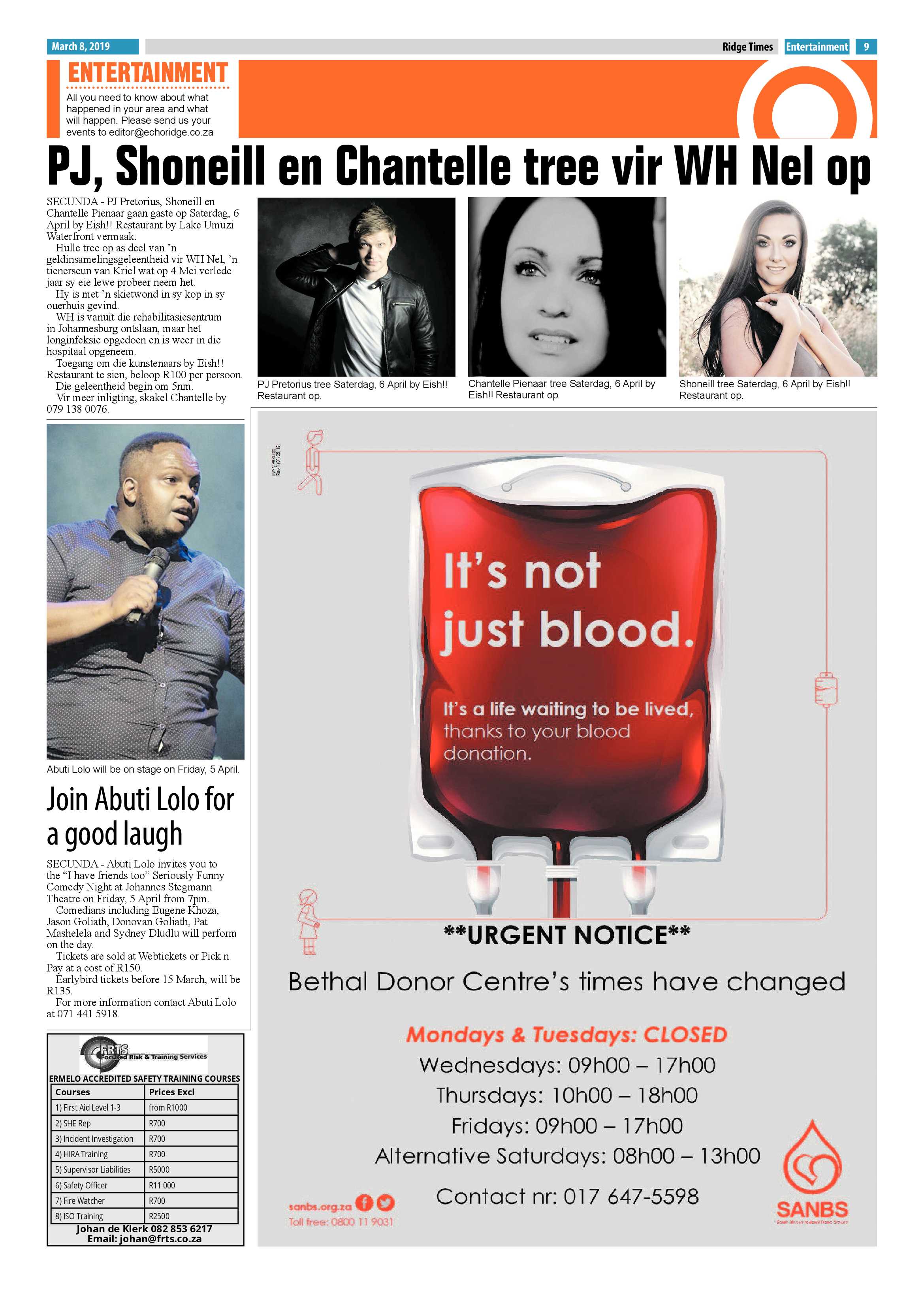 Ridge Times 8 March 2019 page 9