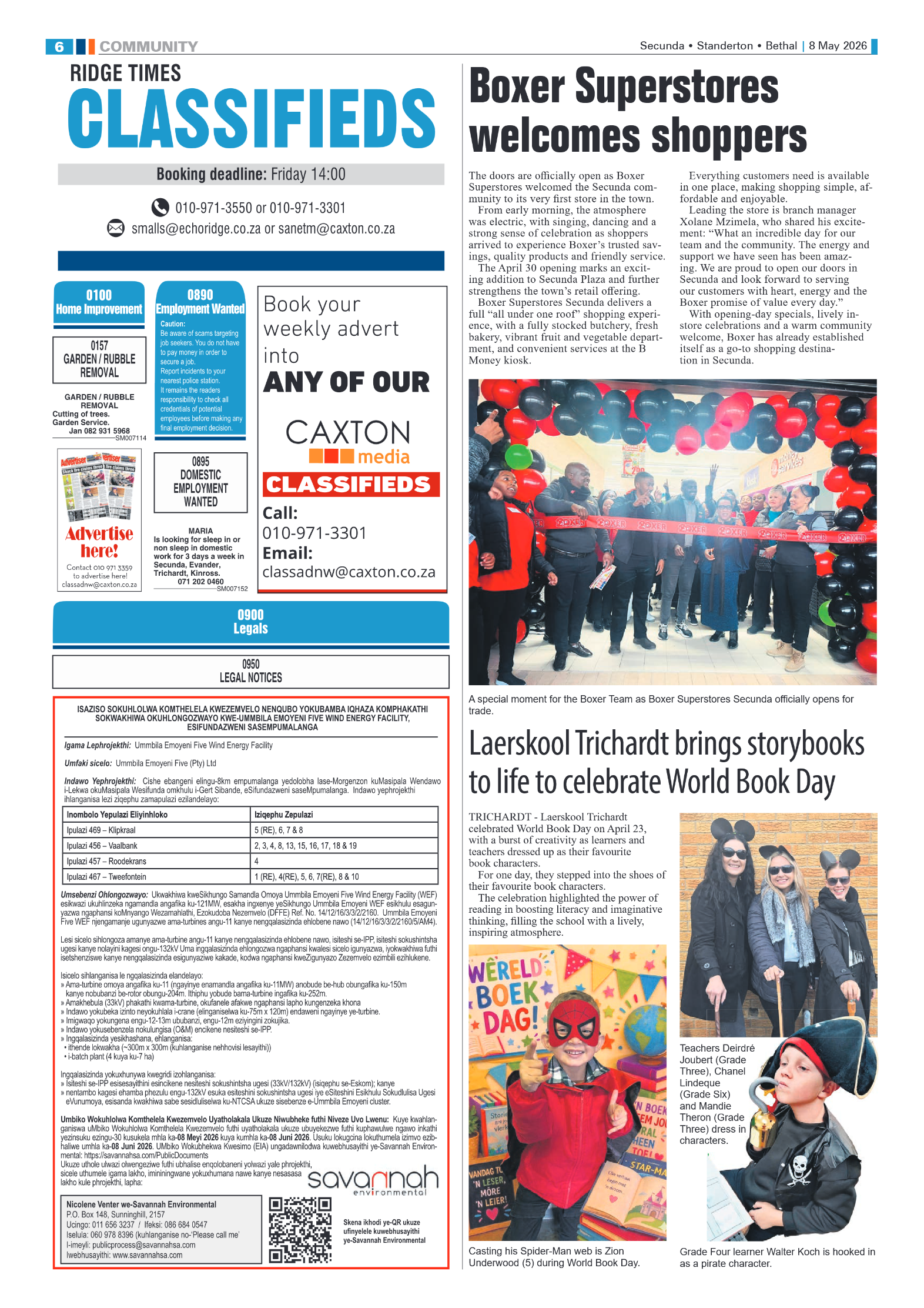 Ridge Times 8 May 2026 page 6