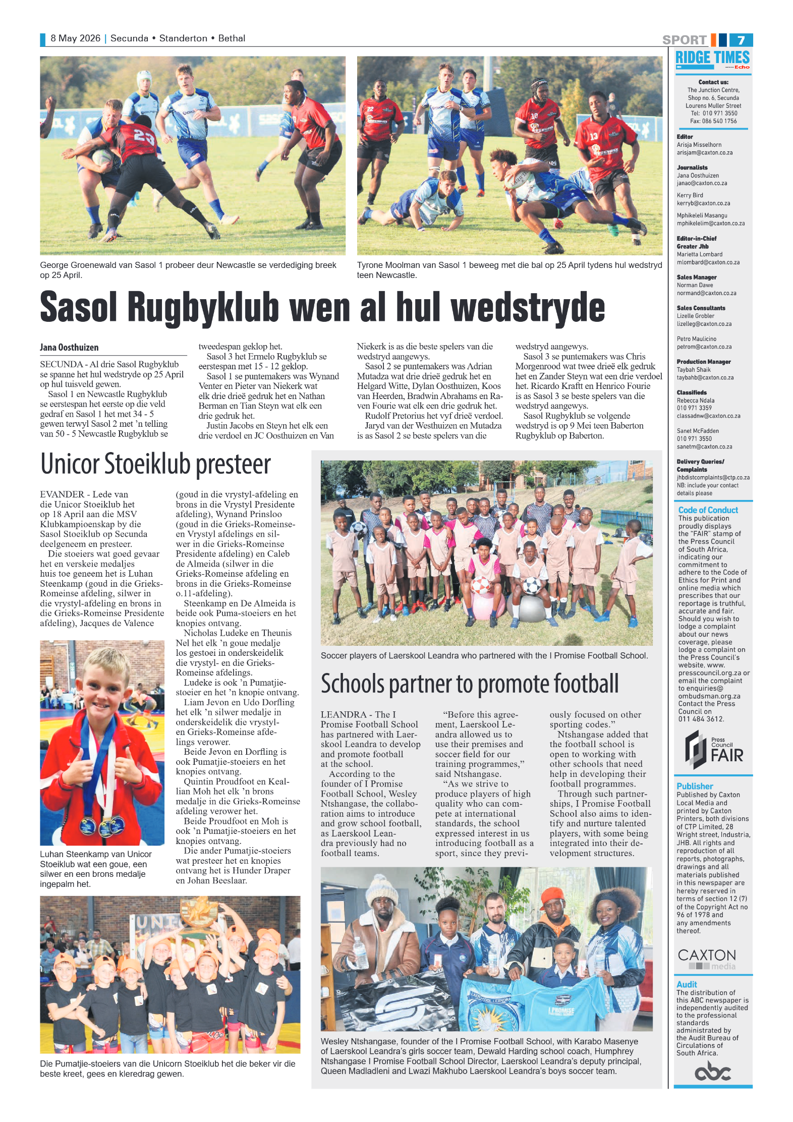 Ridge Times 8 May 2026 page 7