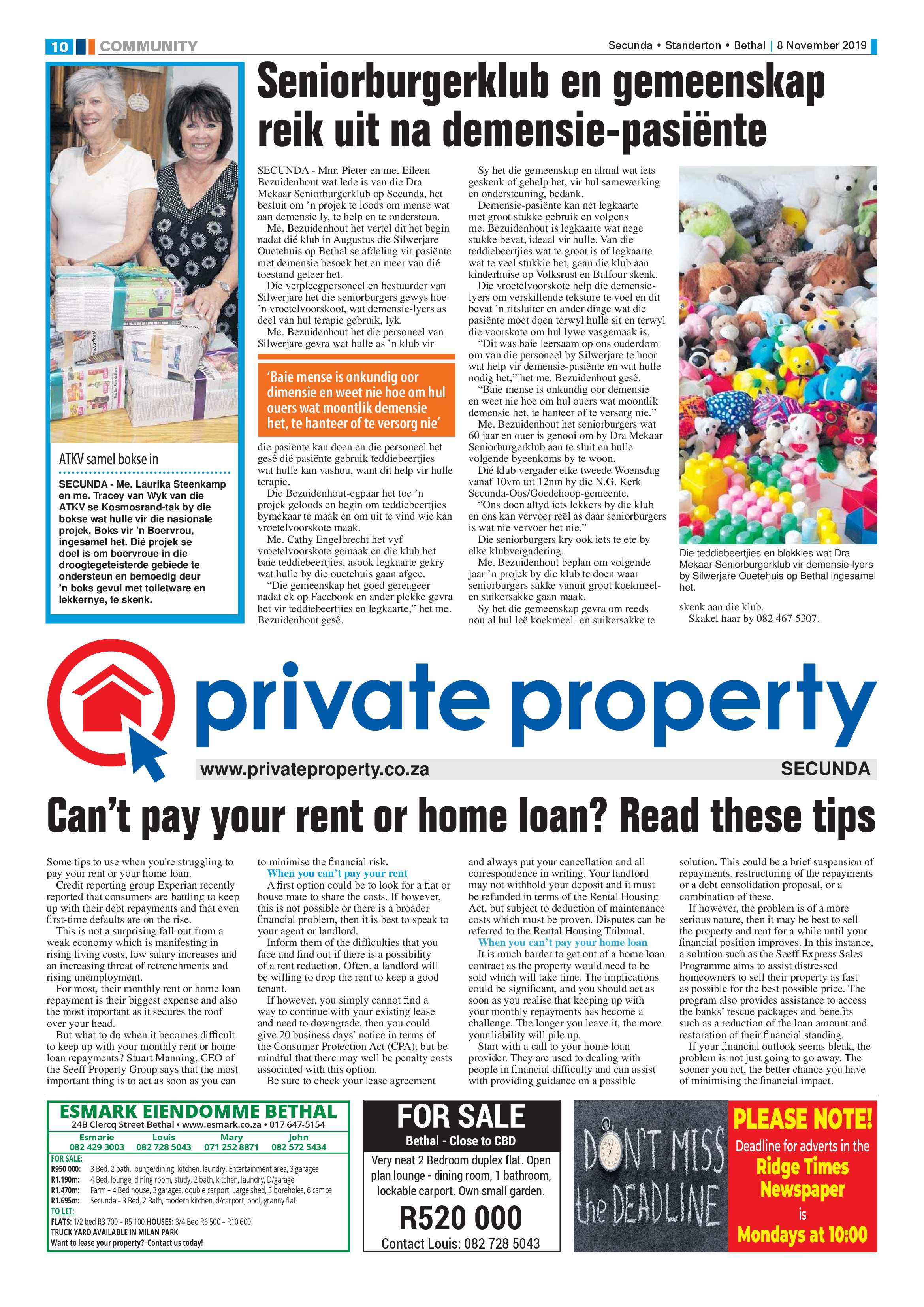 Ridge Times 8 November 2019 page 10