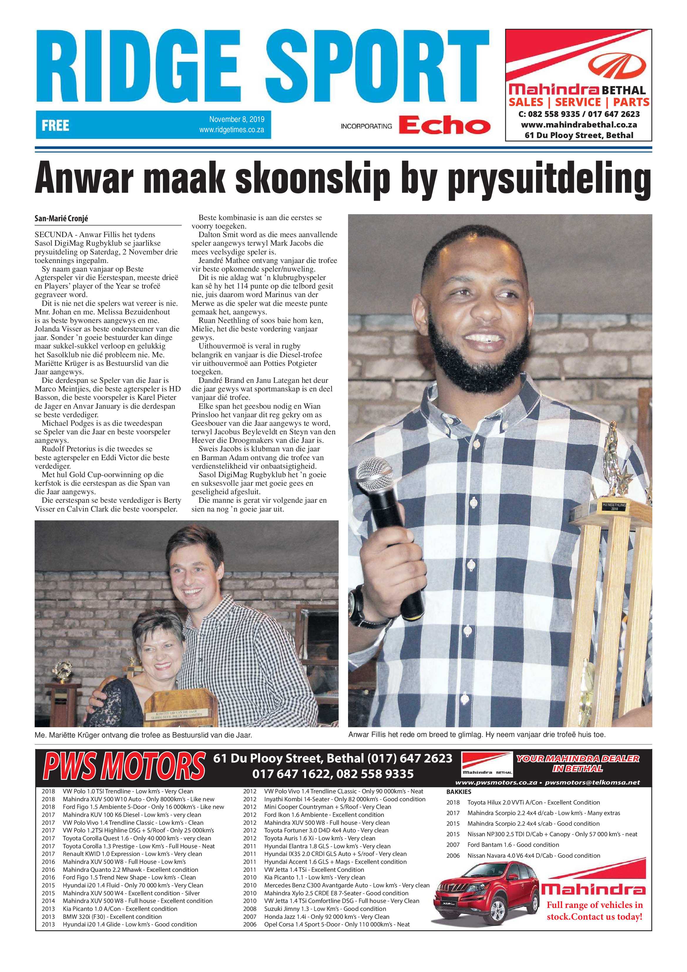 Ridge Times 8 November 2019 page 16