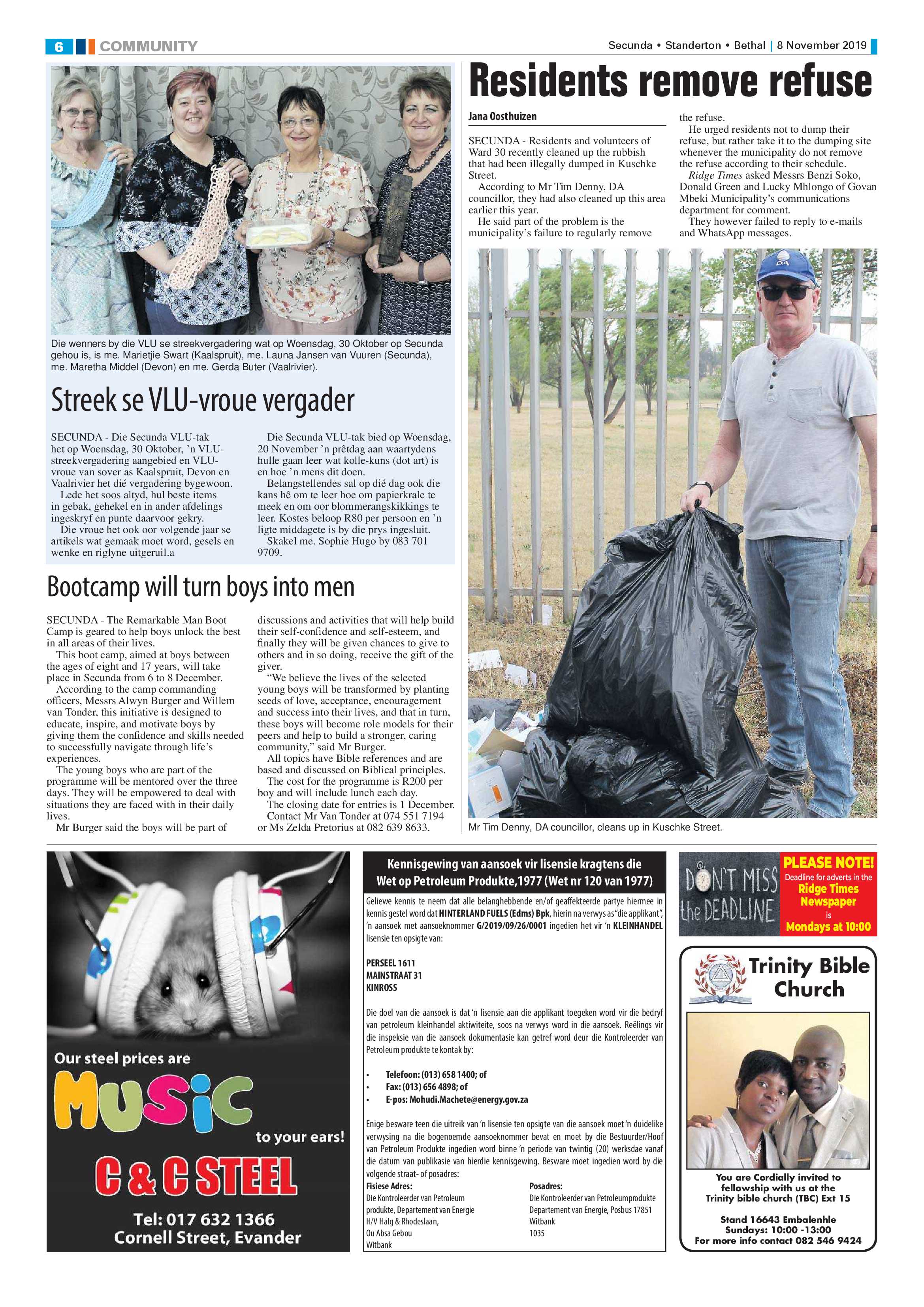 Ridge Times 8 November 2019 page 6