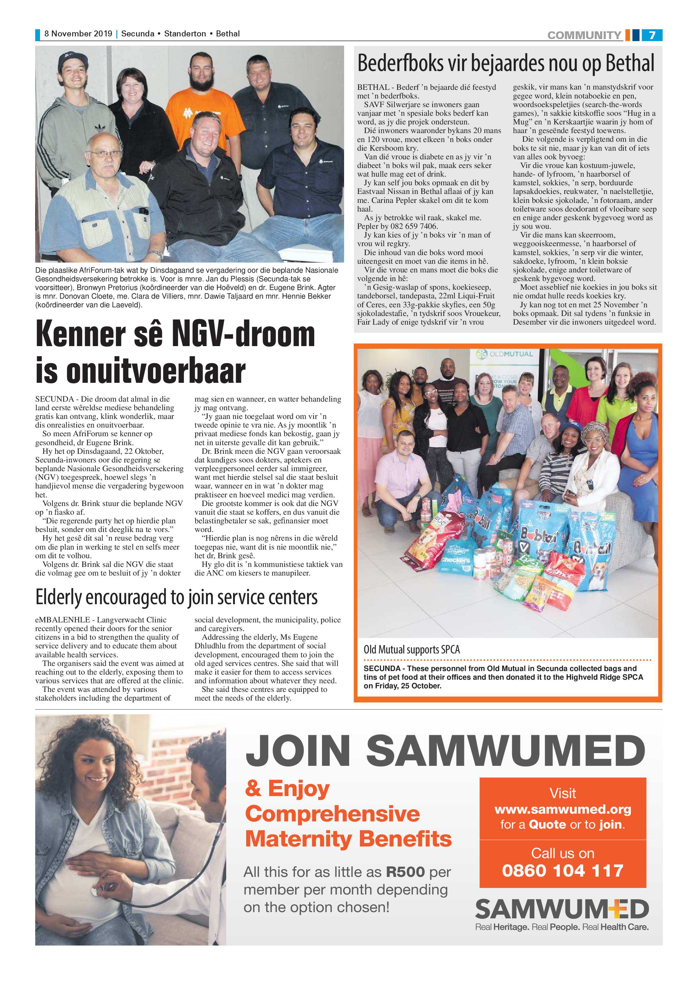 Ridge Times 8 November 2019 page 7