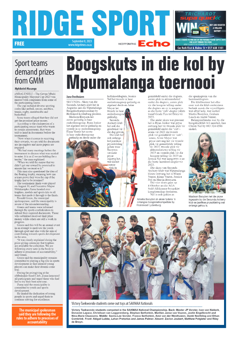 Ridge Times 8 September 2023 page 8
