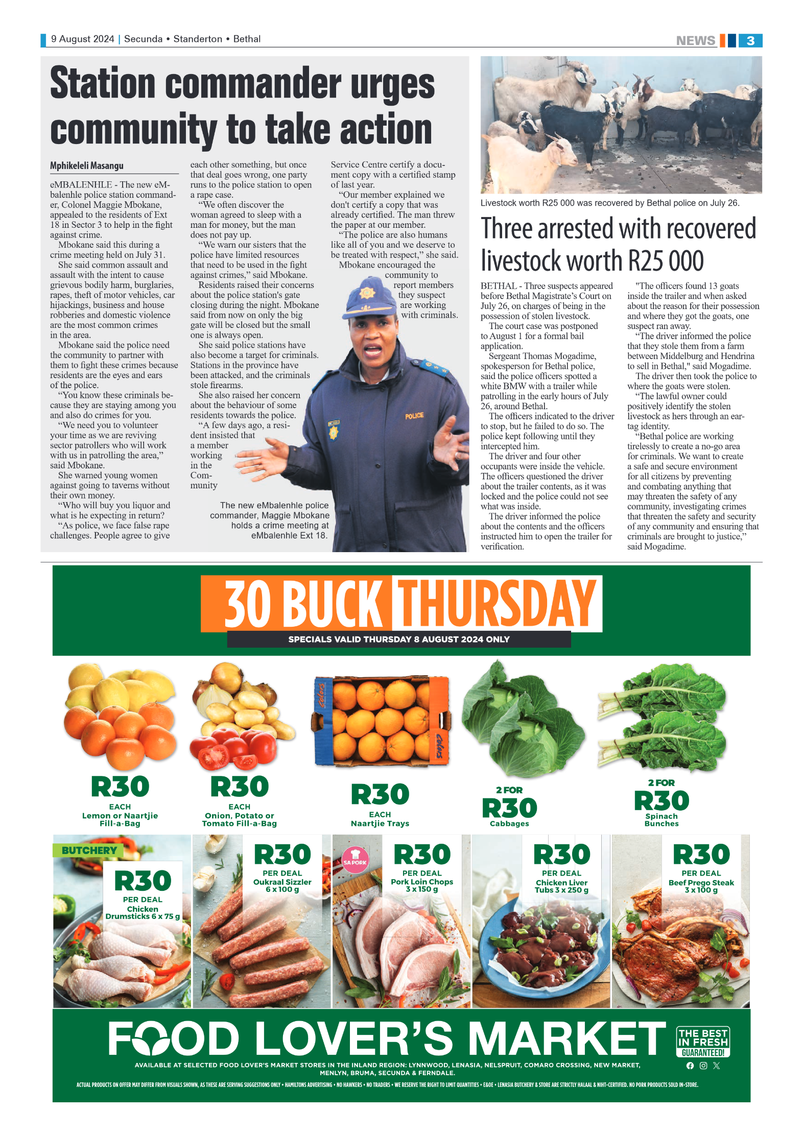Ridge Times 9 August 2024 page 3